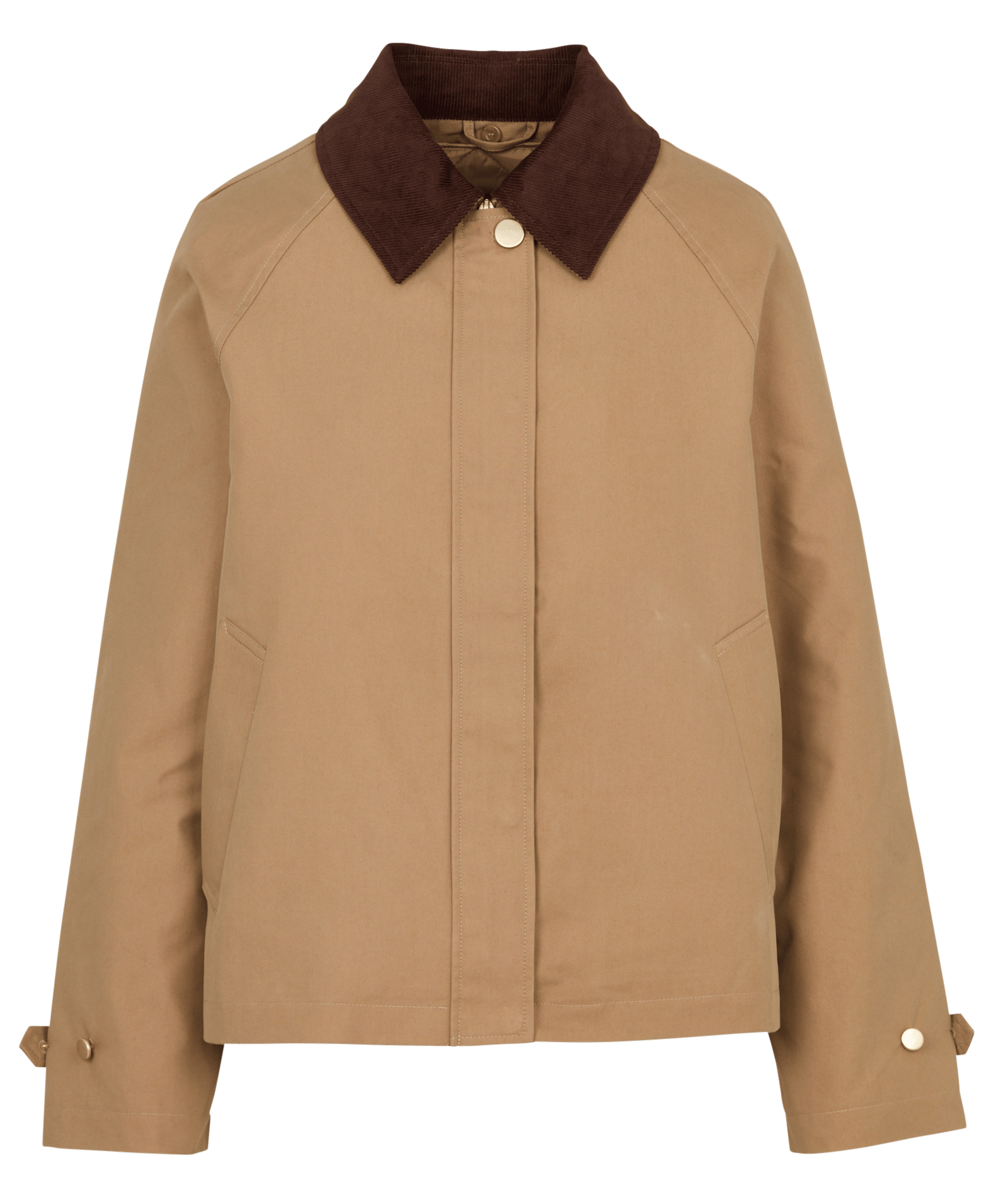 Blouson col velours côtelé uni SUD EXPRESS Beige