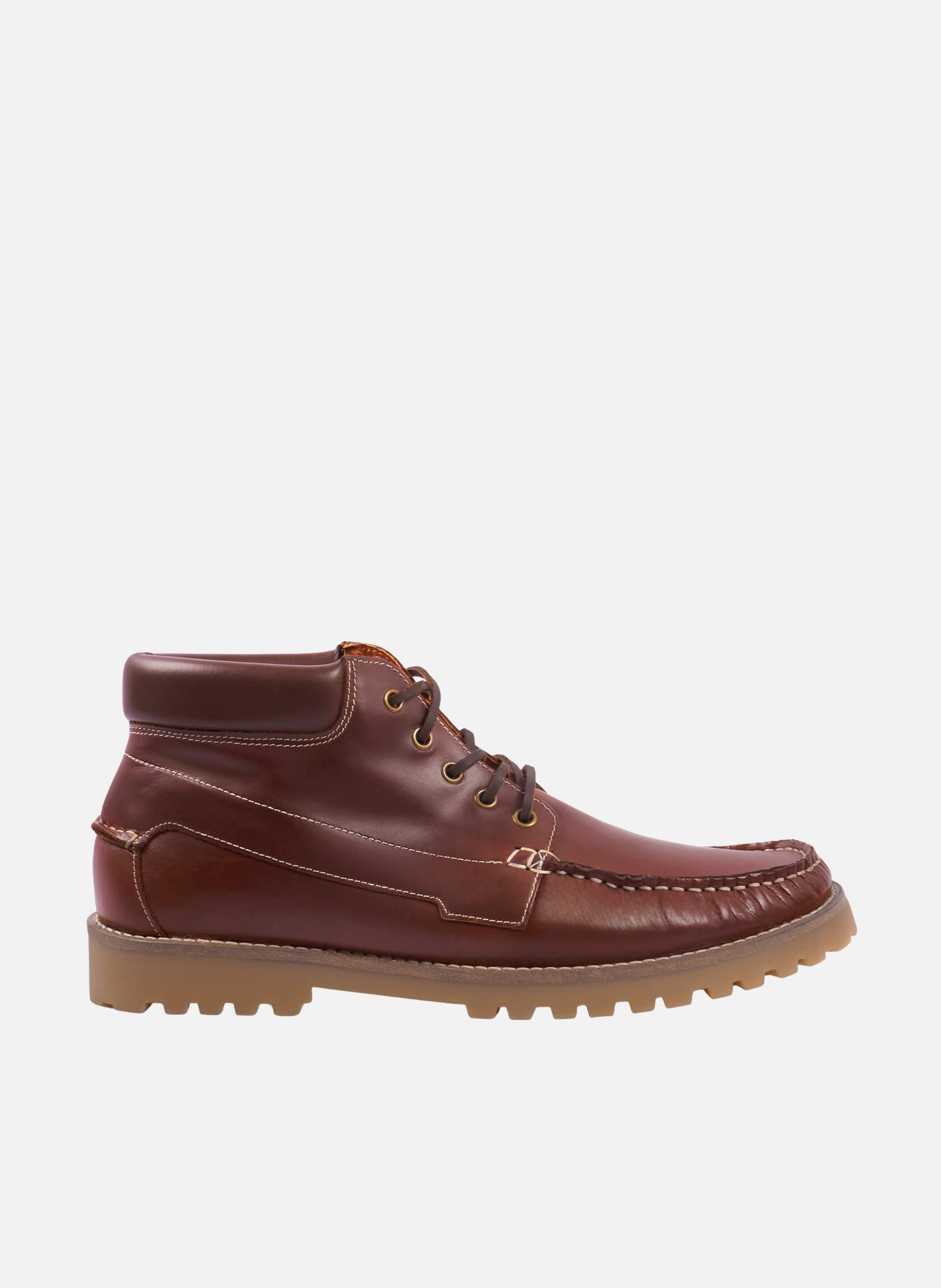 Boots bateau crampons tom cuir JULES & JENN Beige