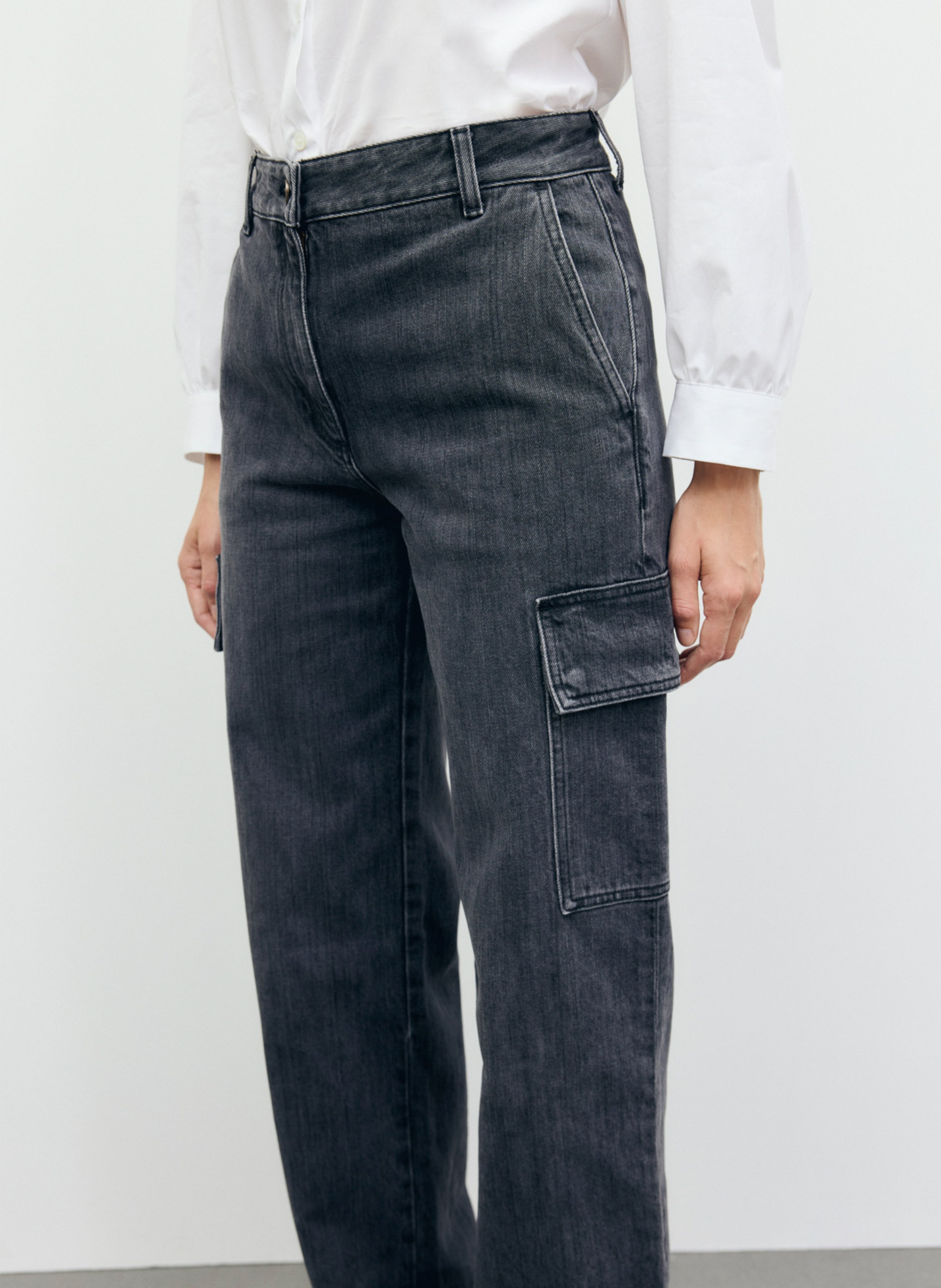 Straight Cut Jeans aus Baumwoll-Mix GERARD DAREL Grau
