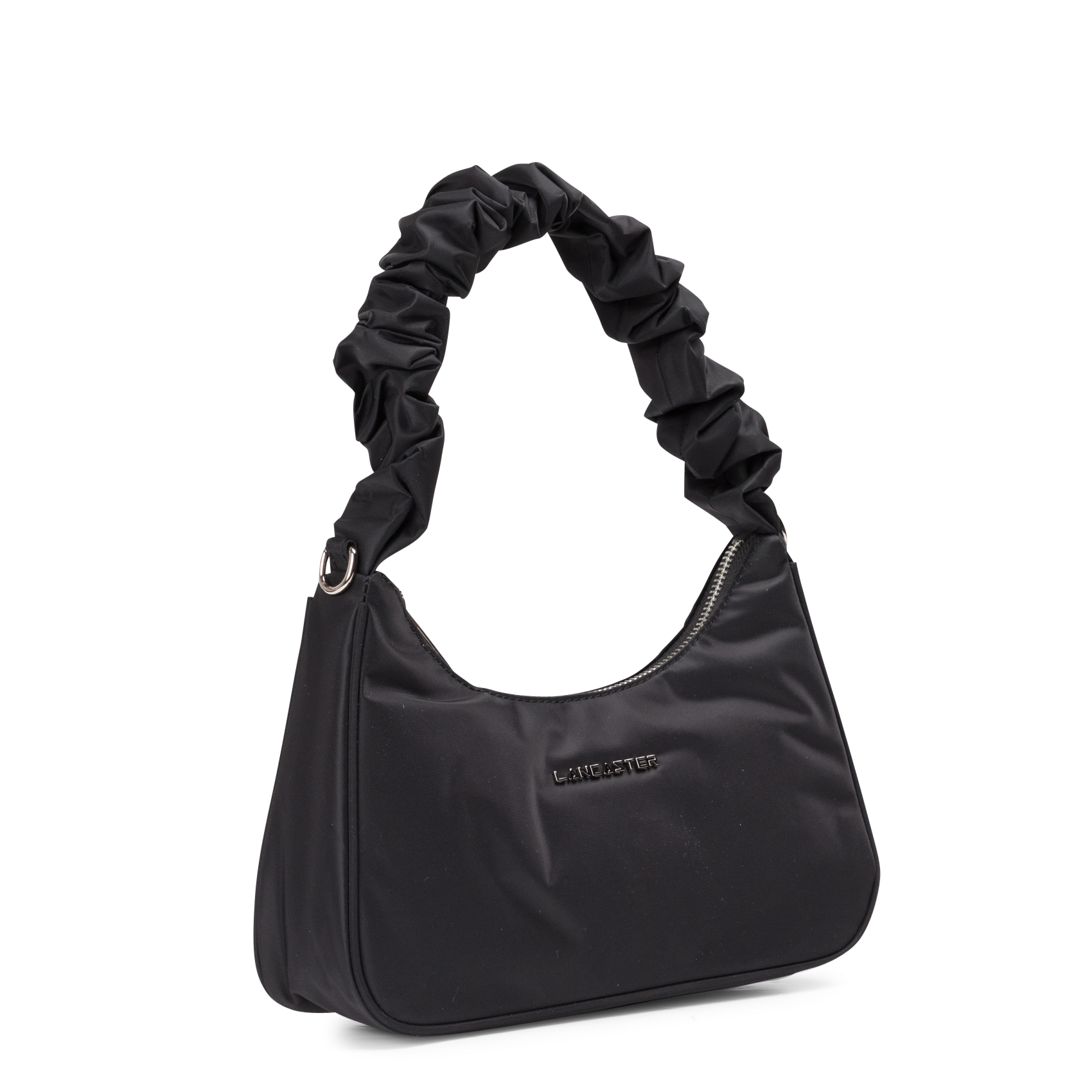 Baguette-Schultertasche LANCASTER PARIS Schwarz