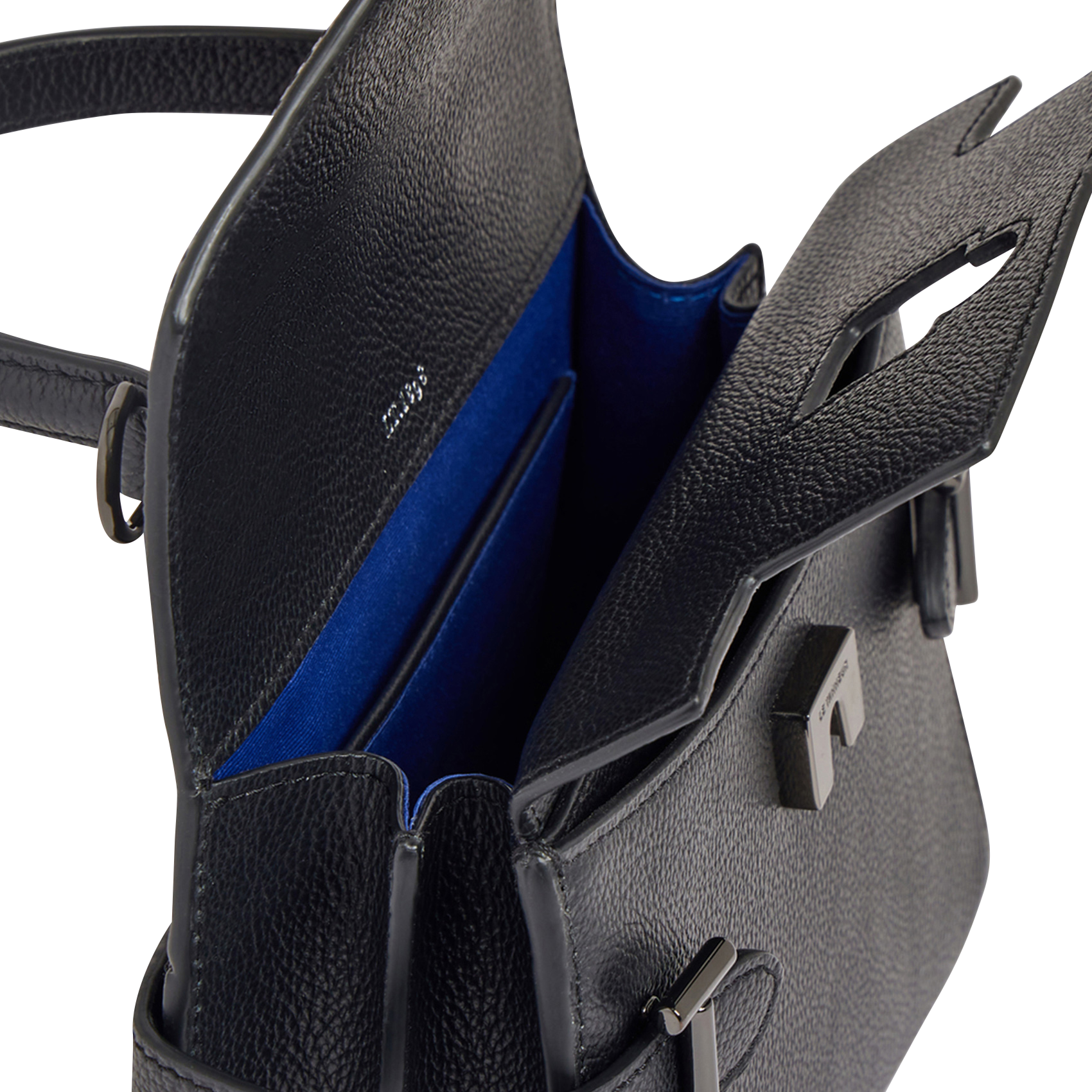 Sac à main en cuir LE TANNEUR Noir