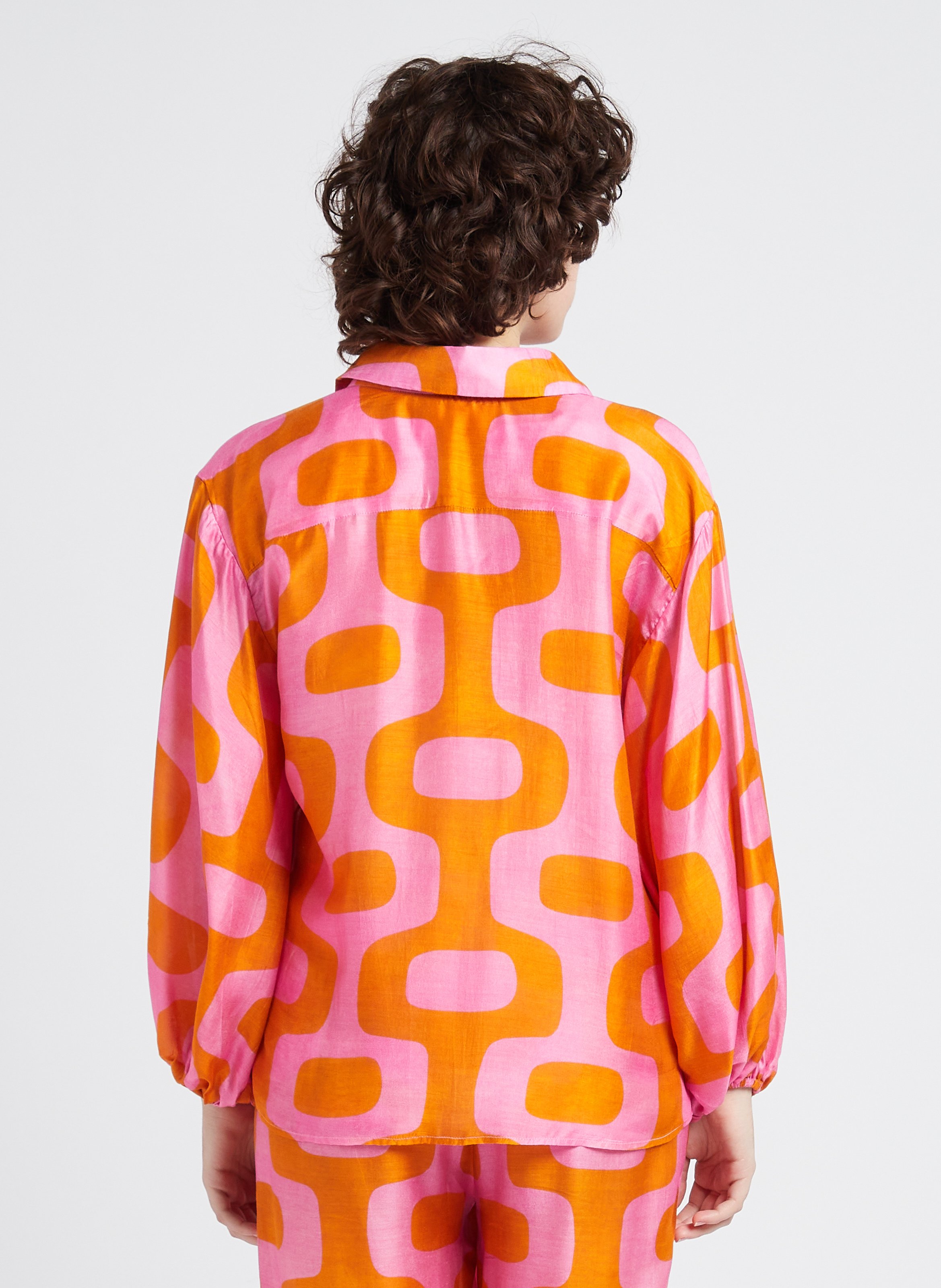 Graphic-print fluid shirt SUNDRESS Multicolored