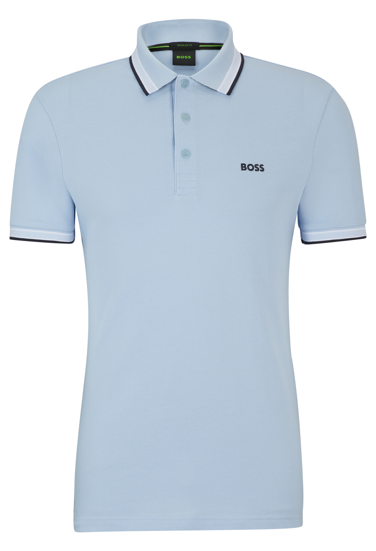 Regular-fit cotton polo shirt BOSS Blue
