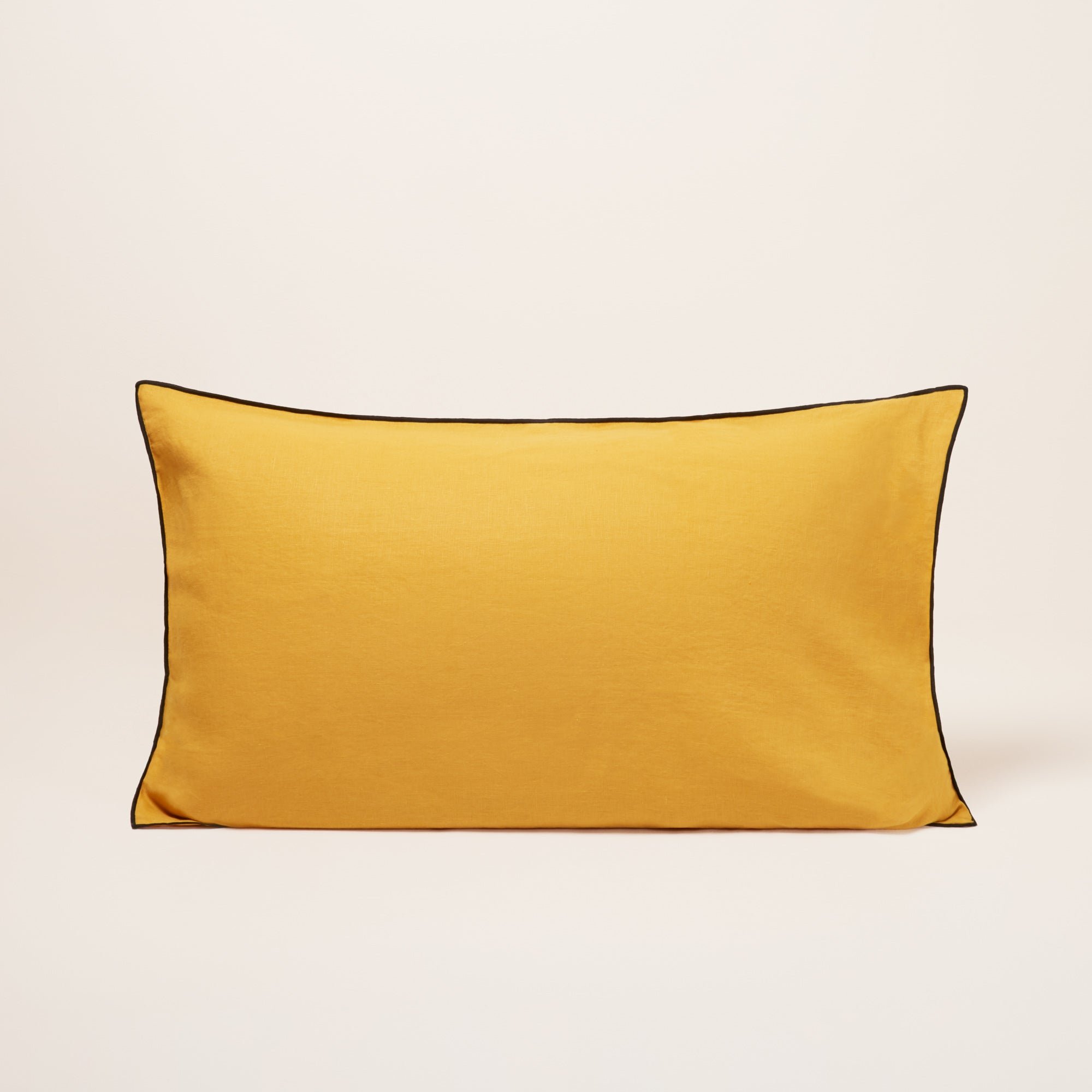 Set of 2 cotton pillowcases MADURA Yellow