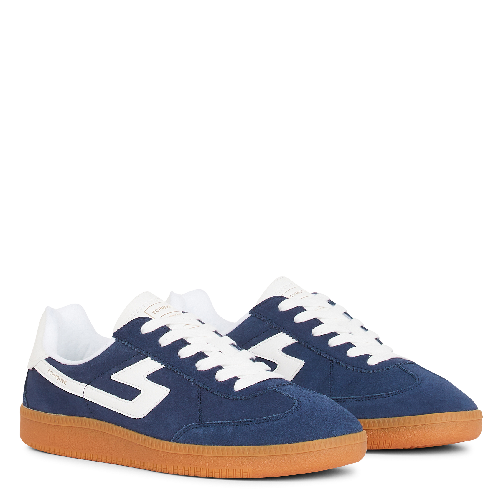 Baskets basses en cuir velours  SCHMOOVE Multicolore