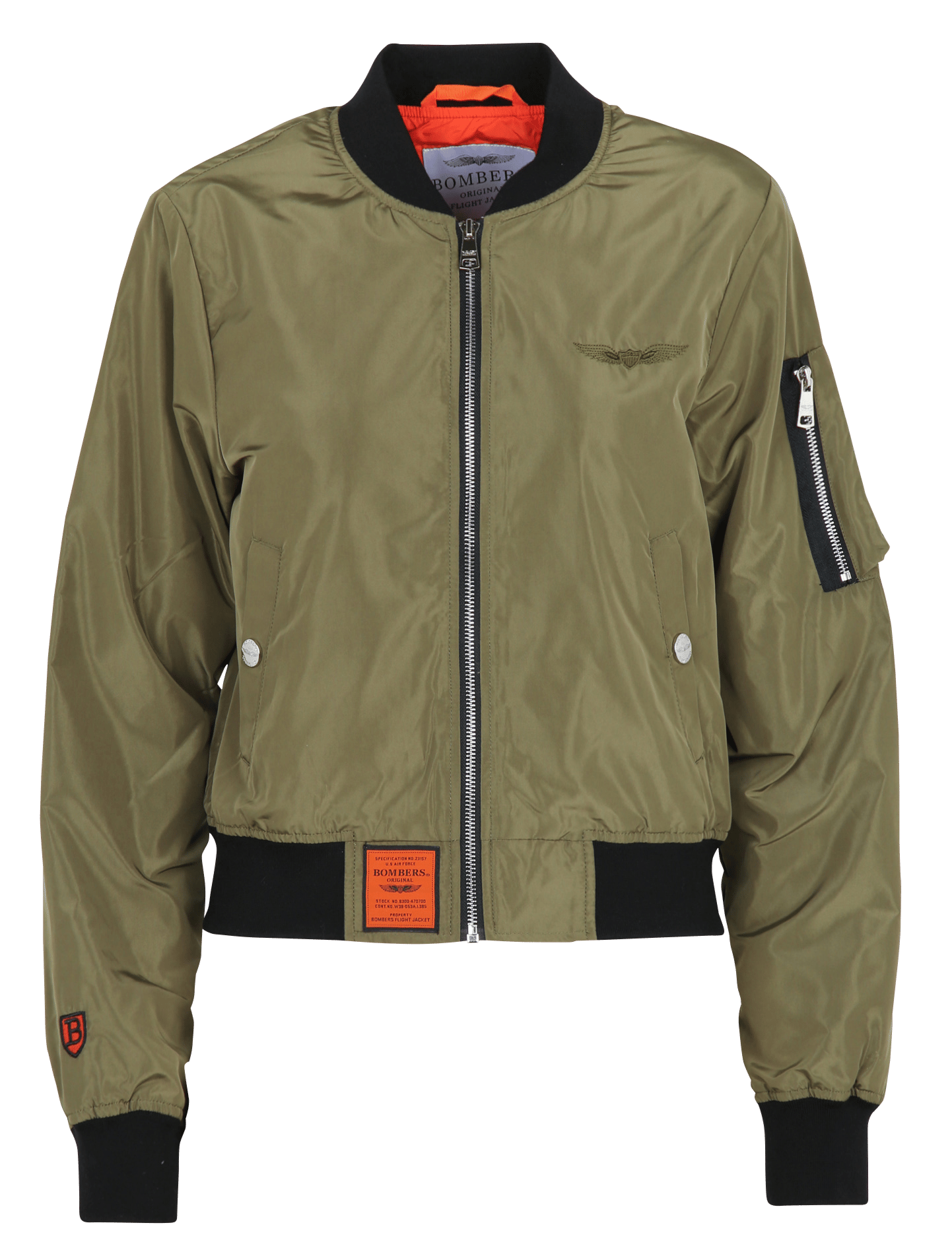 Bomberjacke aus Nylon  BOMBERS ORIGINAL Khaki
