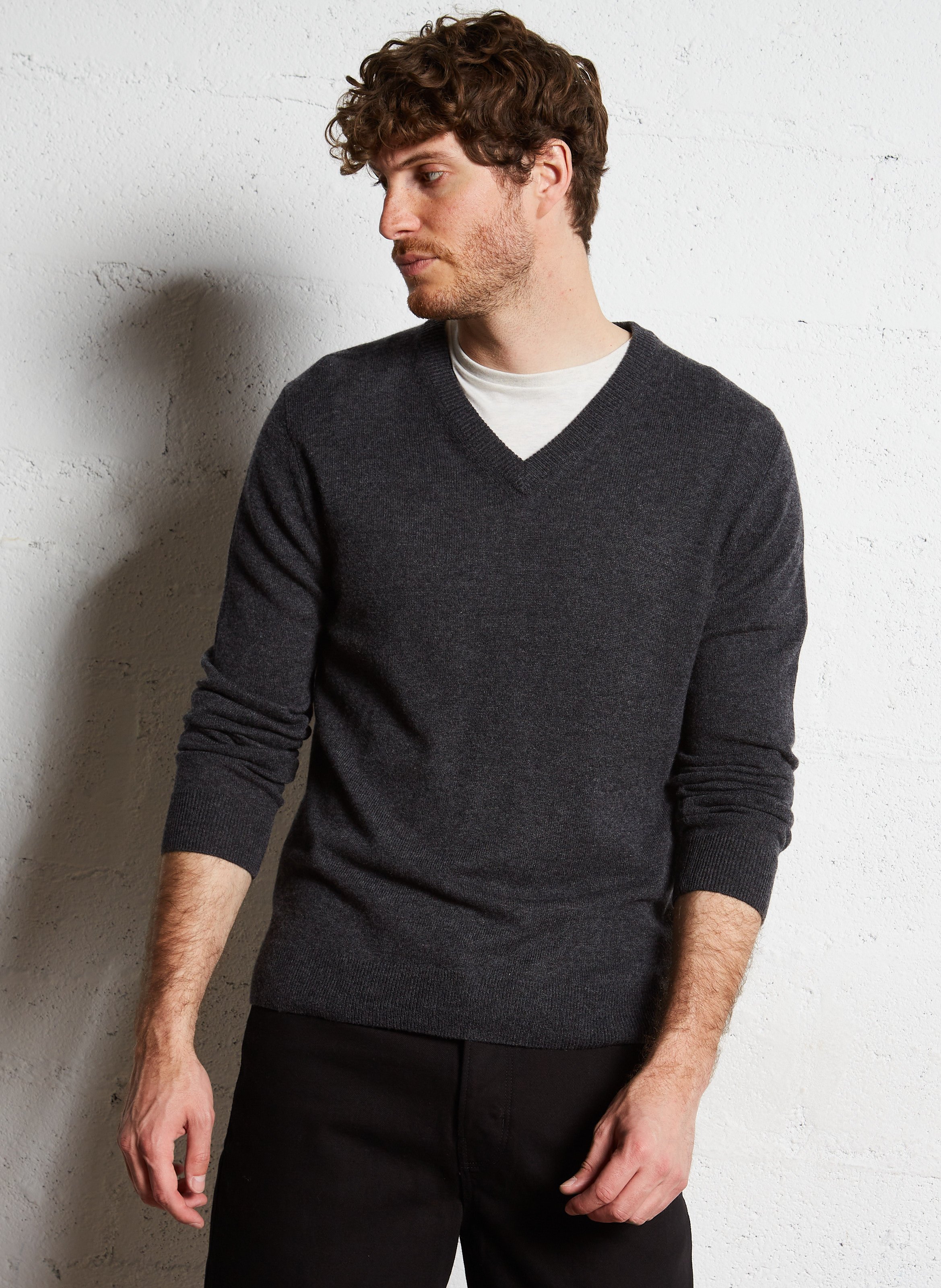 Cashmere sweater Grey