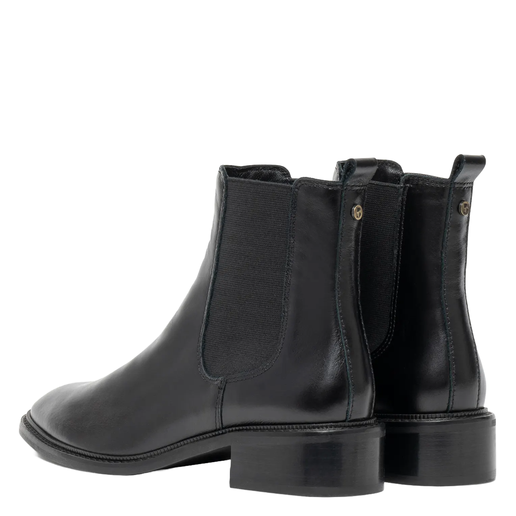 Smooth leather Chelsea boots BOCAGE Black