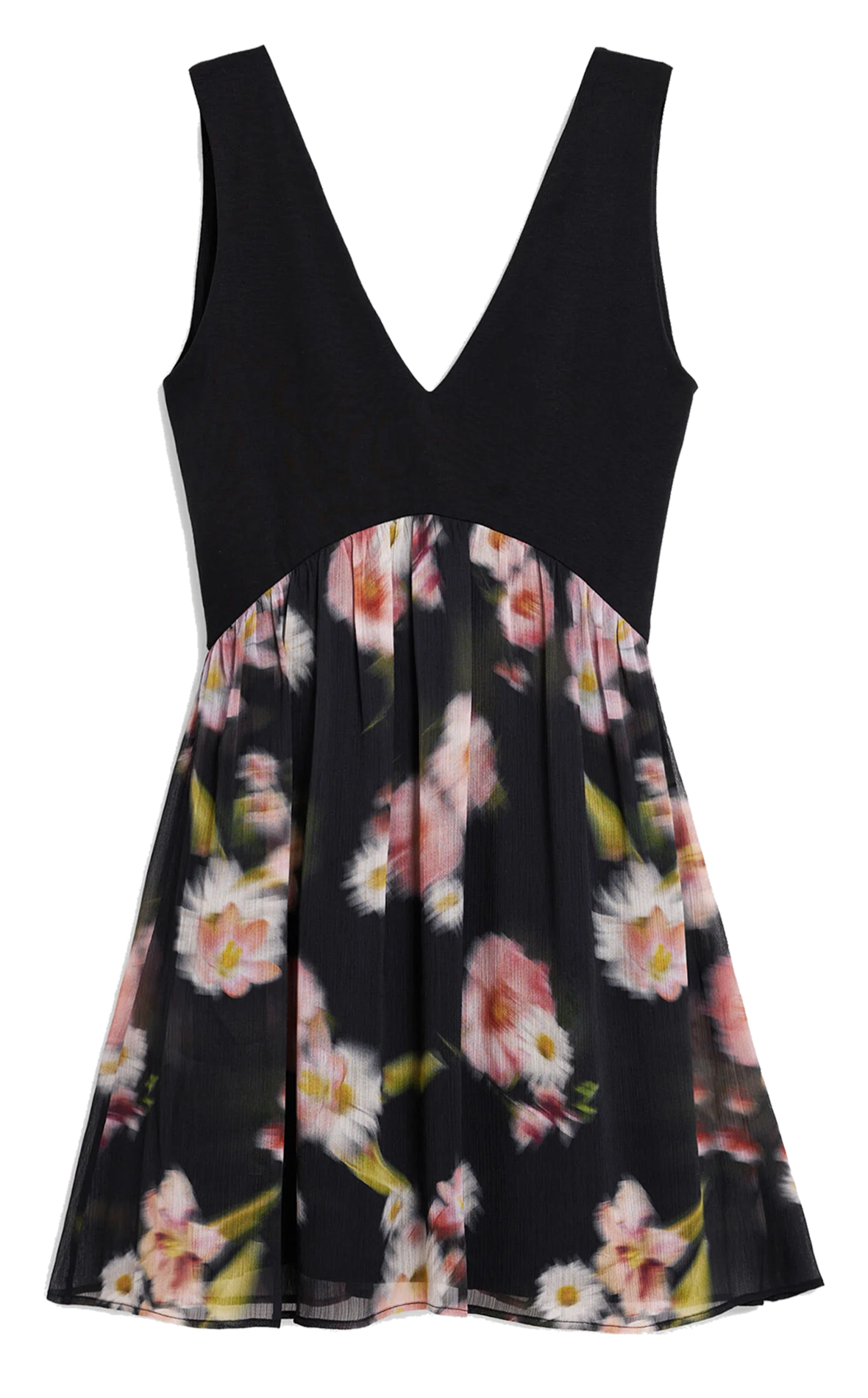 Abito a righe DESIGUAL Nero