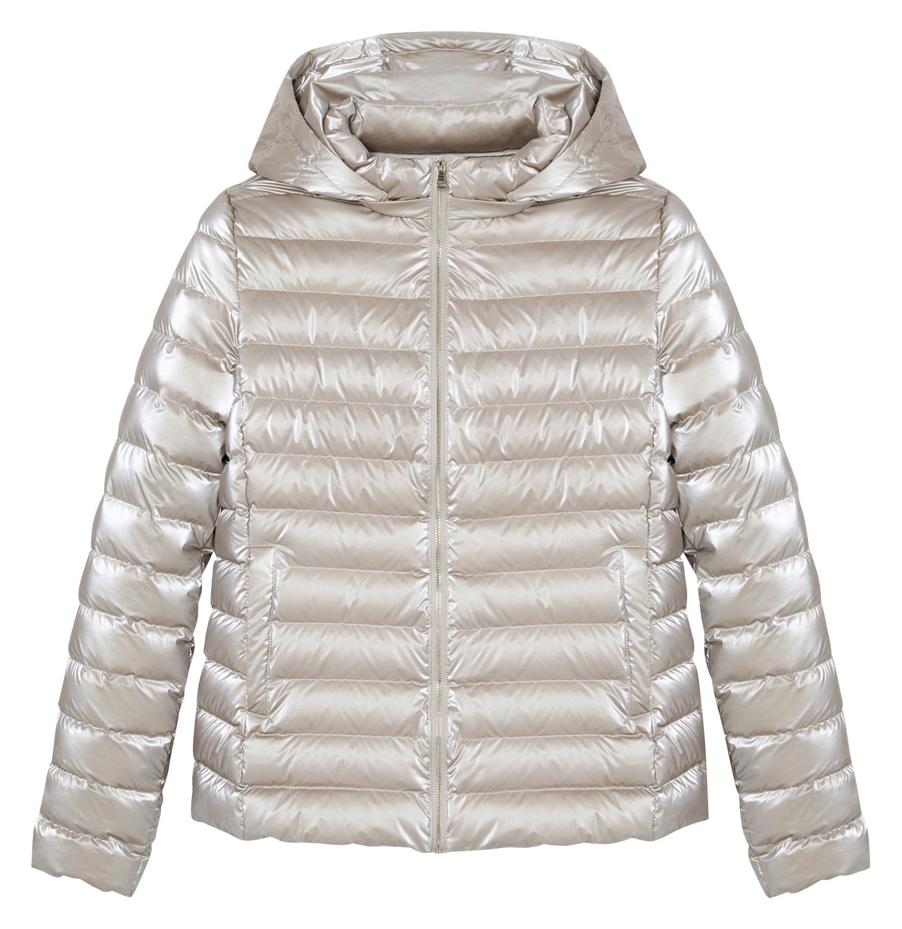 High-neck padded jacket ZAPA Brown