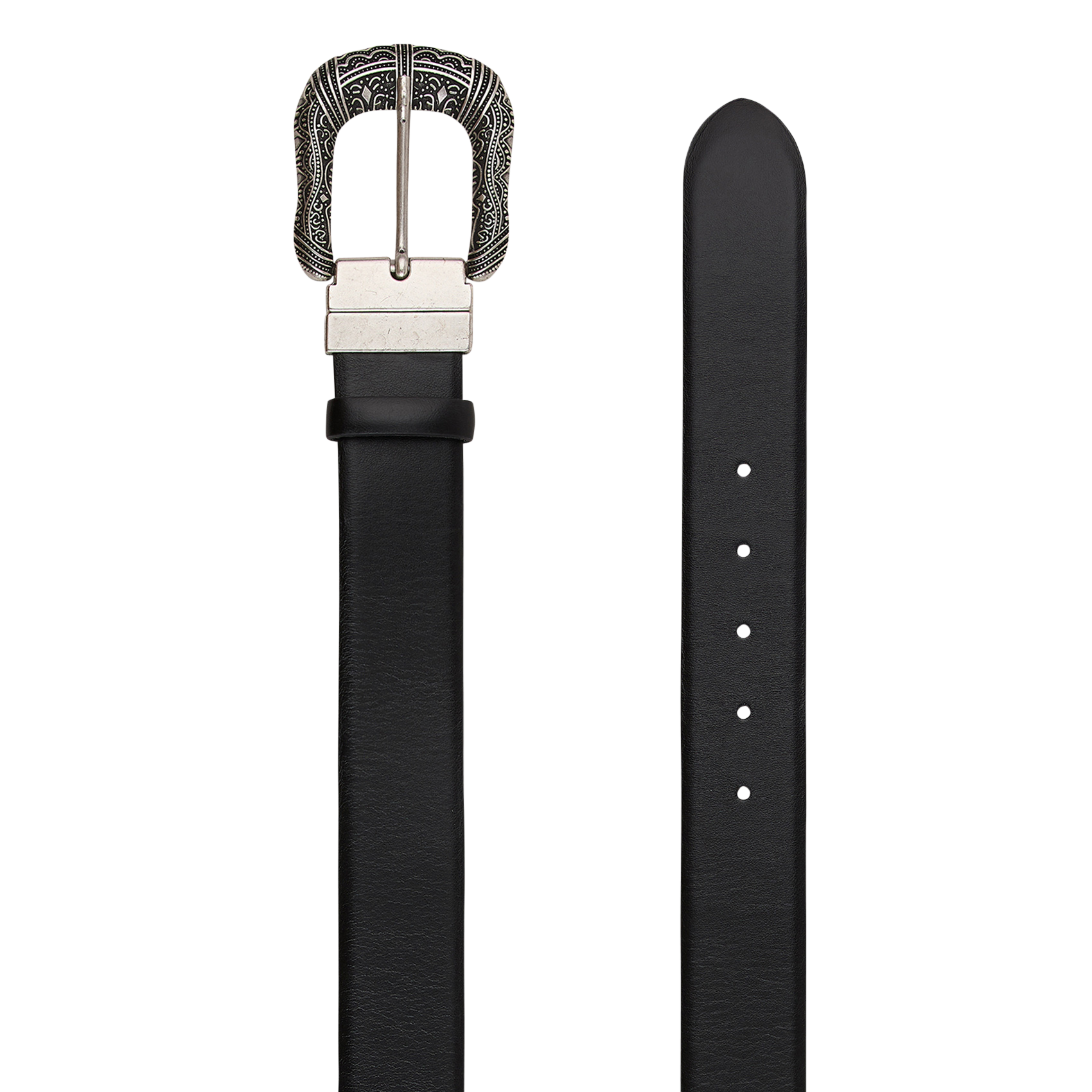 Ceinture en cuir BA&SH Noir