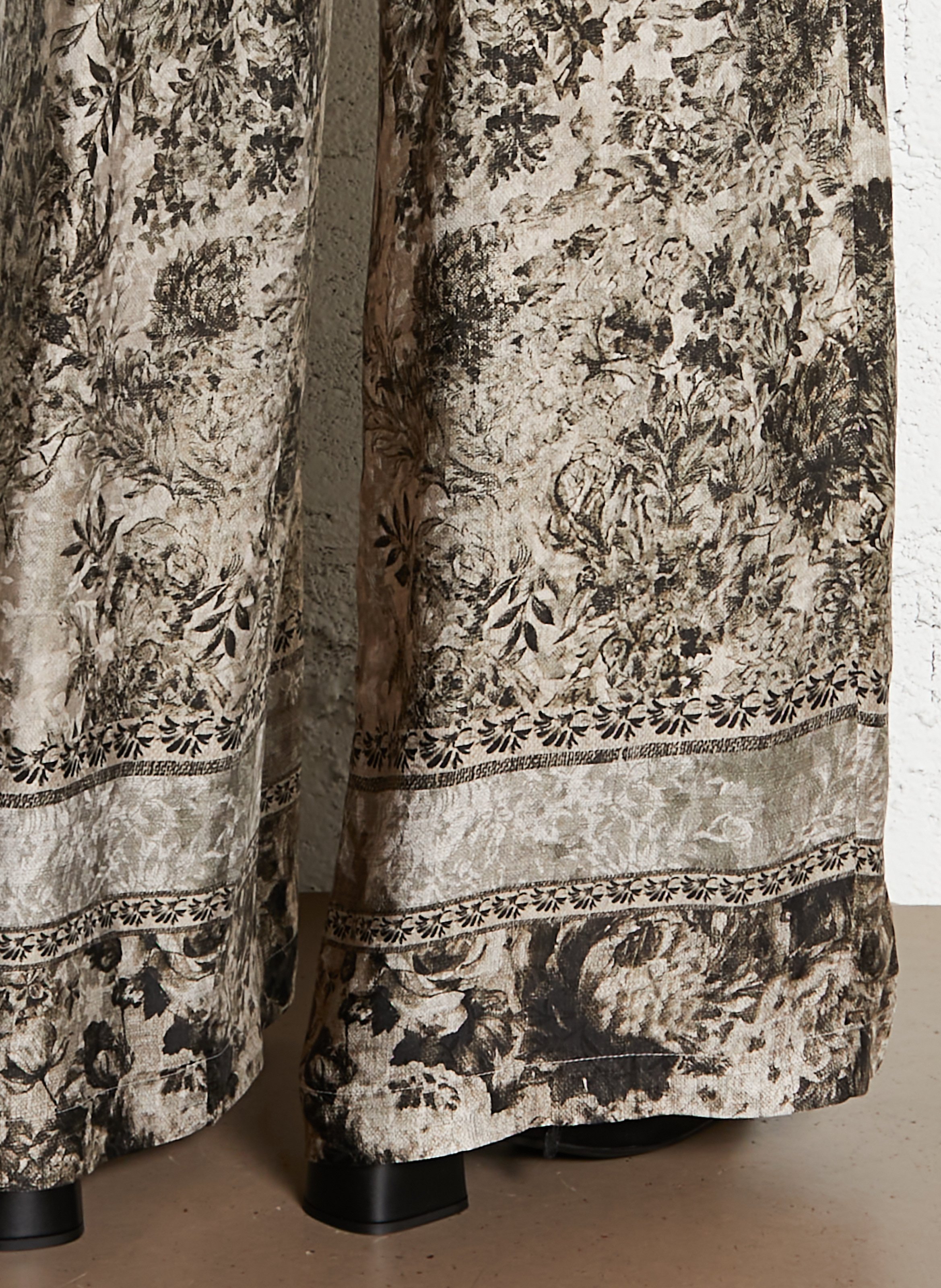 Pantalon large imprimé MOMONI Vert