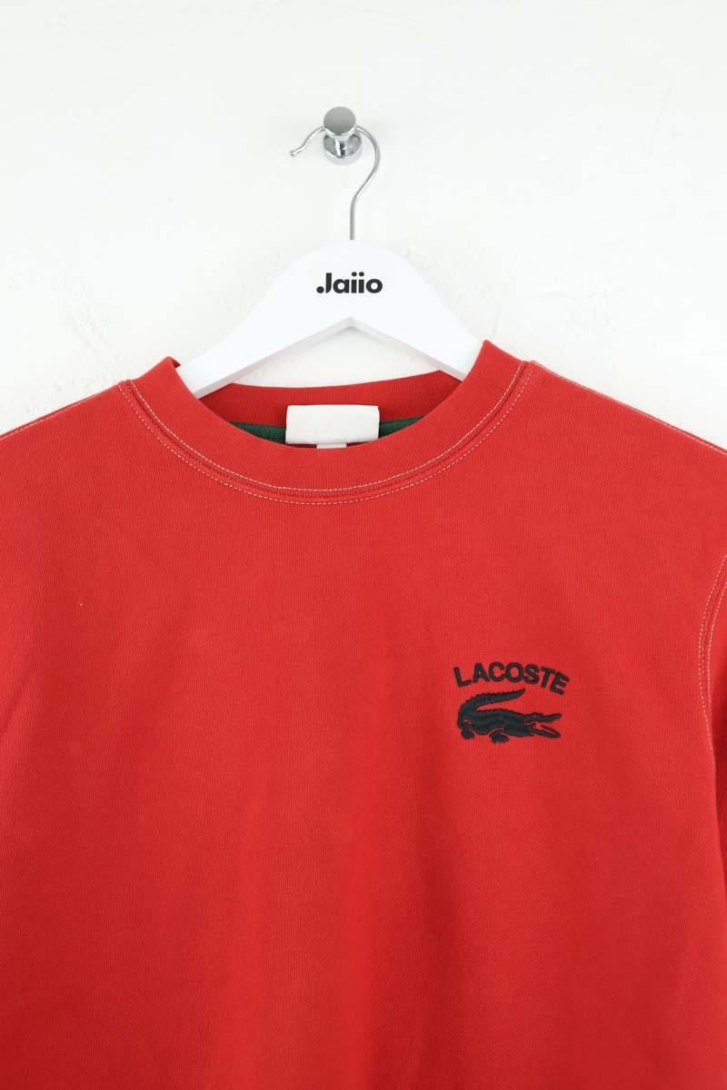 Cotton sweater LACOSTE - SECONDE MAIN Red