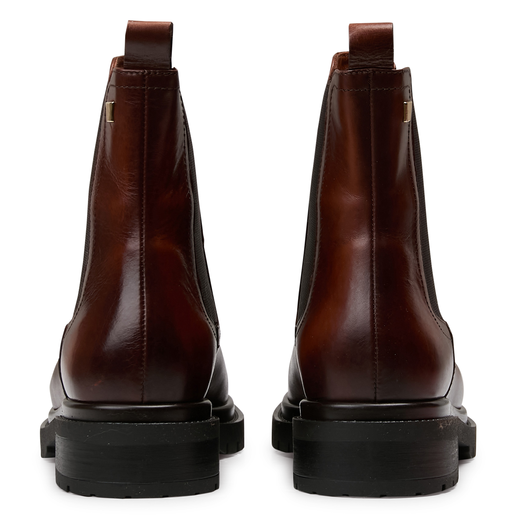 Bottines crantées en cuir JB MARTIN Marron