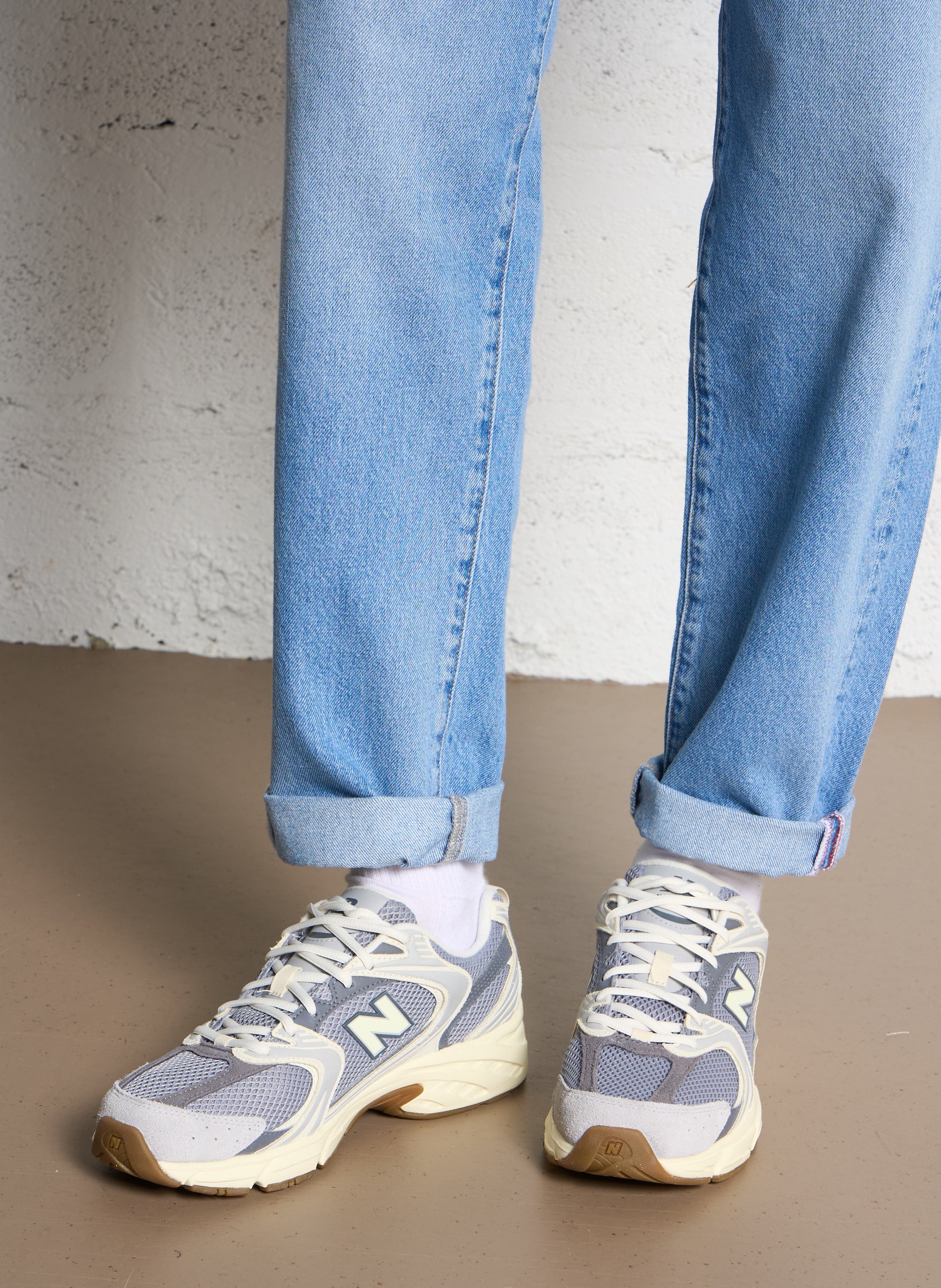 Plain low-top sneakers NEW BALANCE Grey