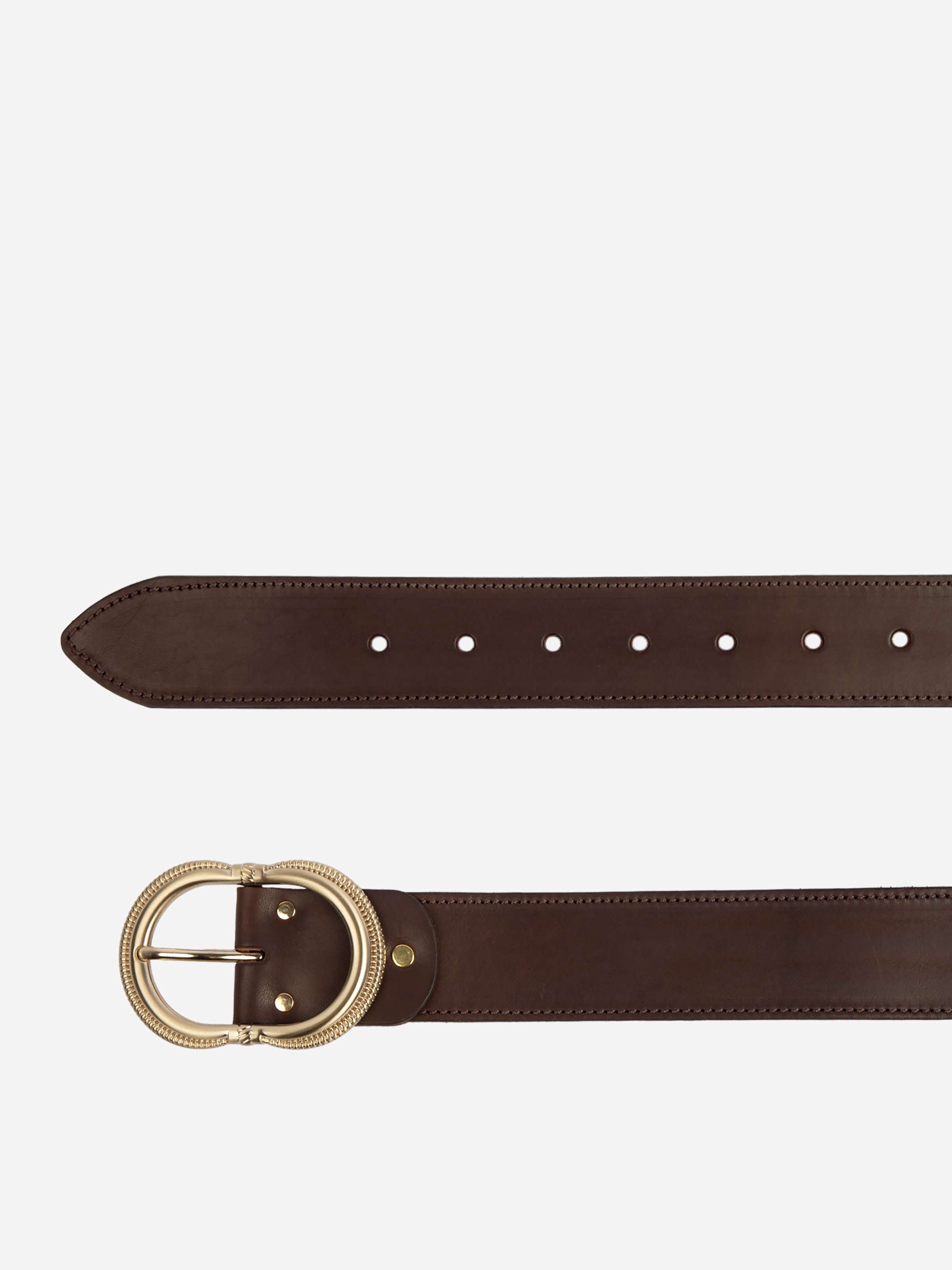 Honfleur leather belt JULES & JENN Brown