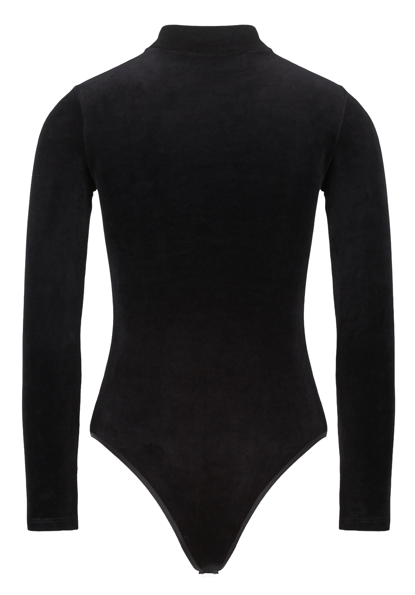 Body col montant aspect velours FLAIR Noir
