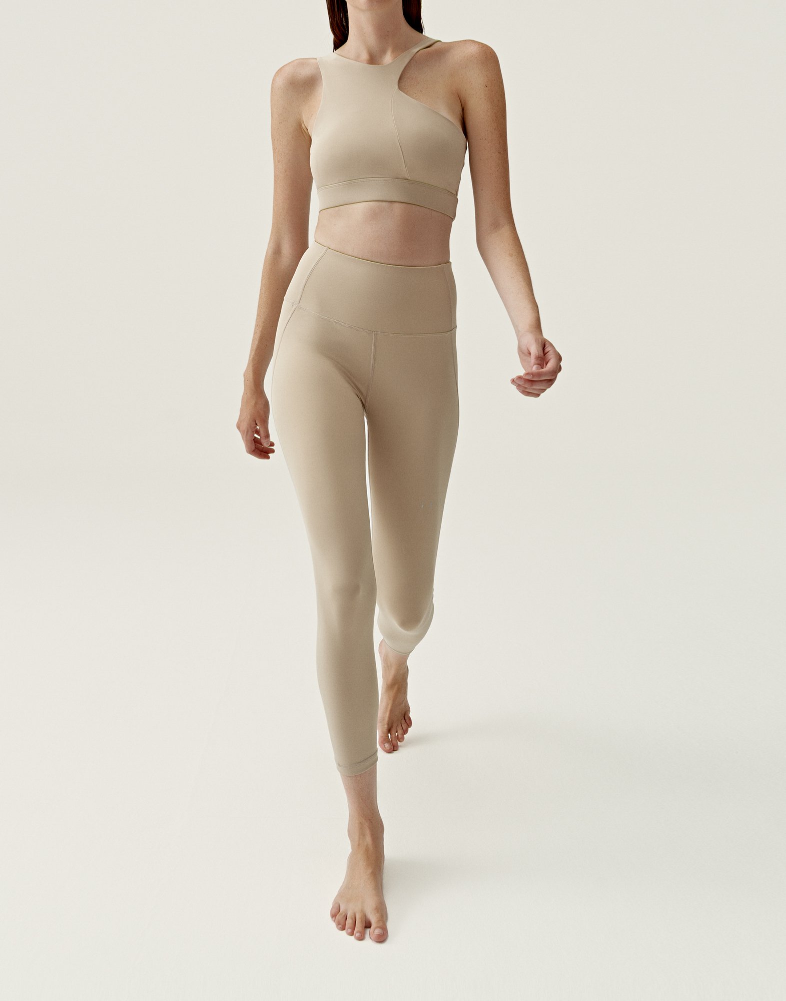 Performance long sports leggings BORN LIVING YOGA Beige