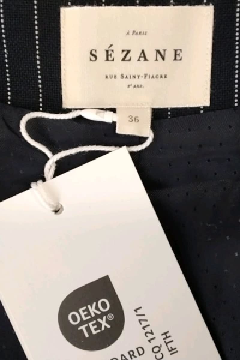 Azawood sleeveless top SEZANE - Seconde main Blue