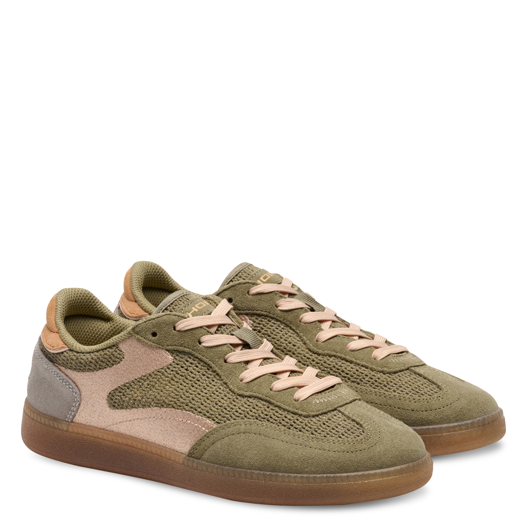 Flache Sneaker zum Schnüren HOFF Khaki