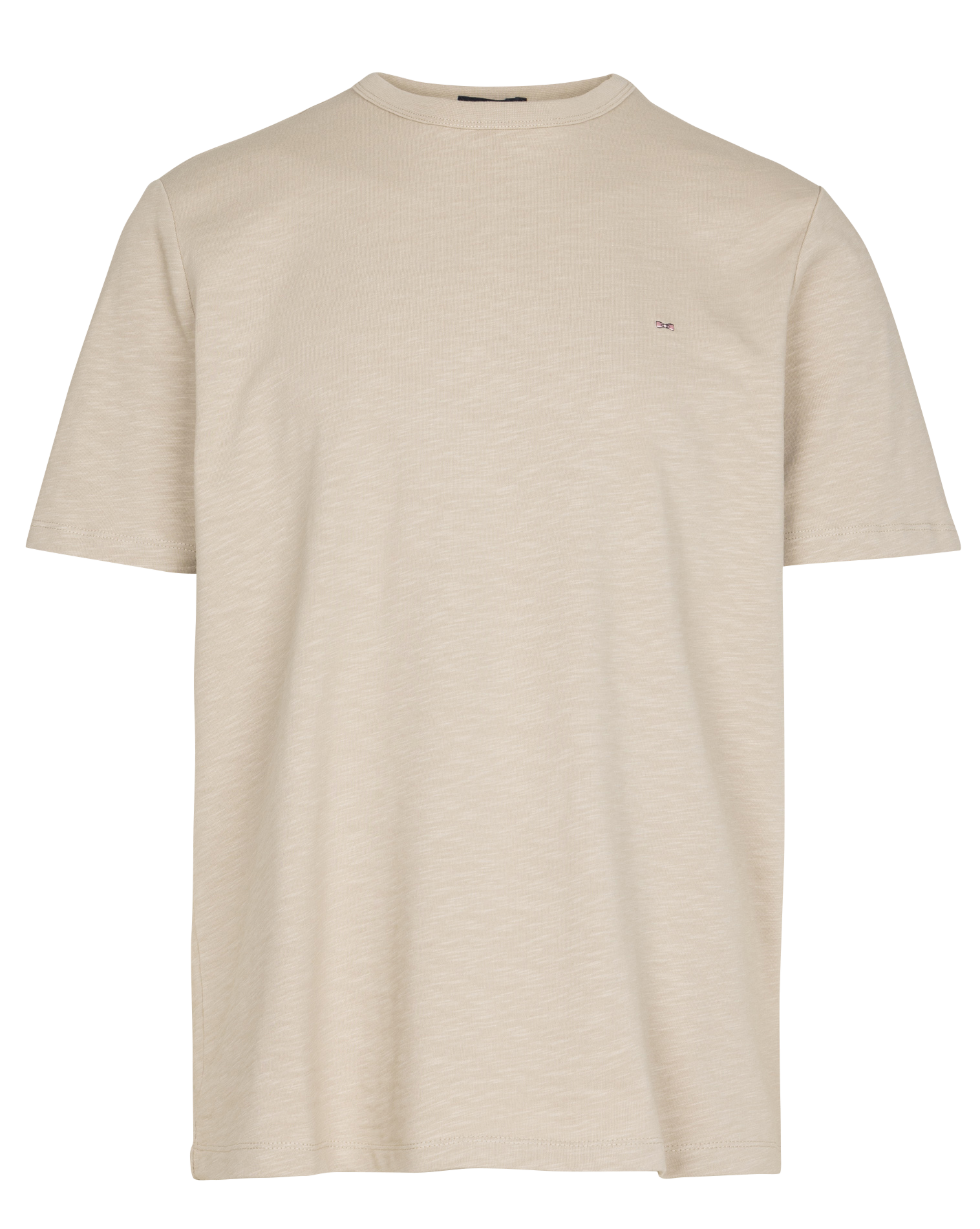Gerade geschnittenes T-Shirt aus Baumwolle mit Stickerei EDEN PARK Beige