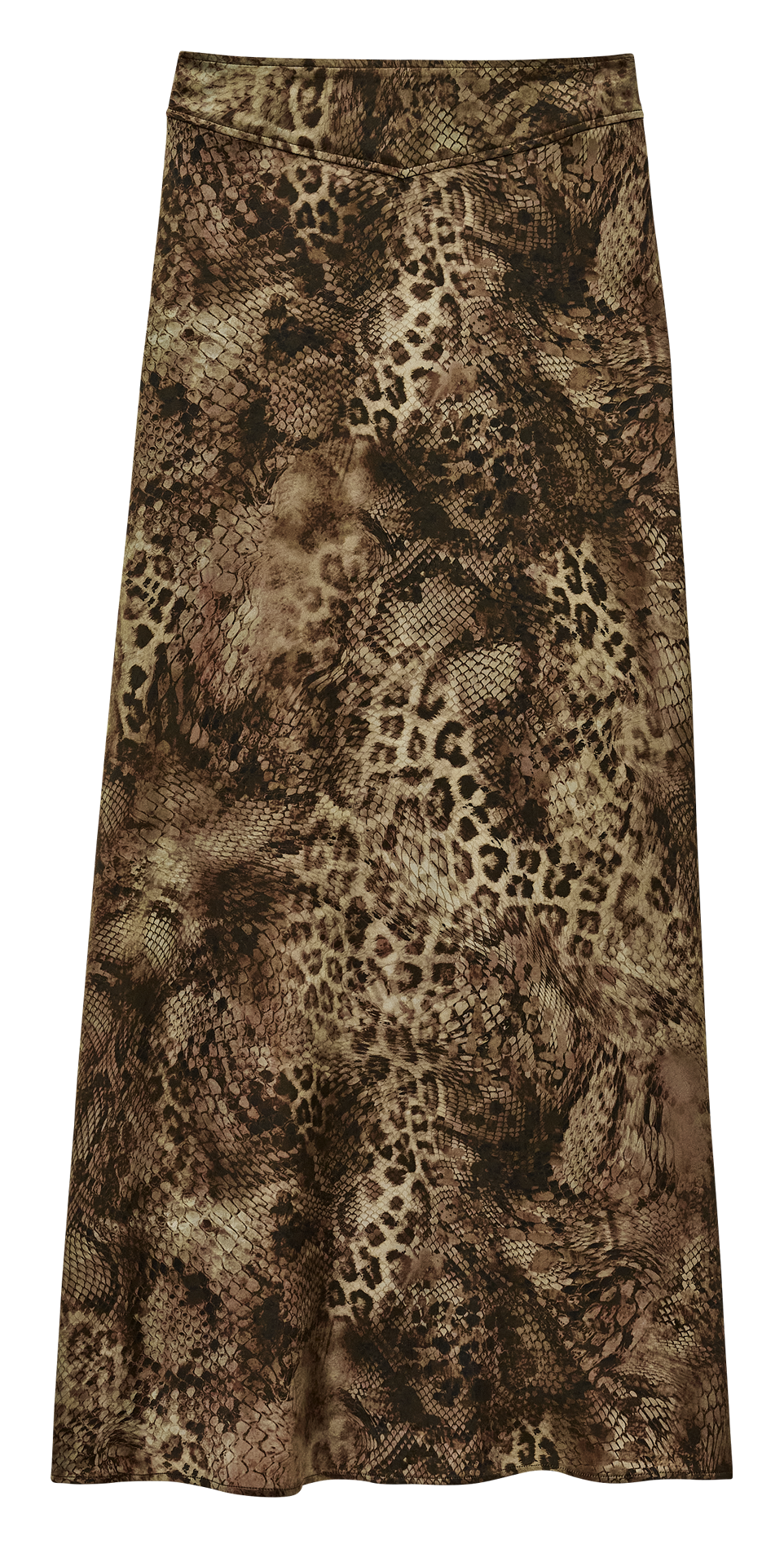 Long printed skirt BA&SH Khaki