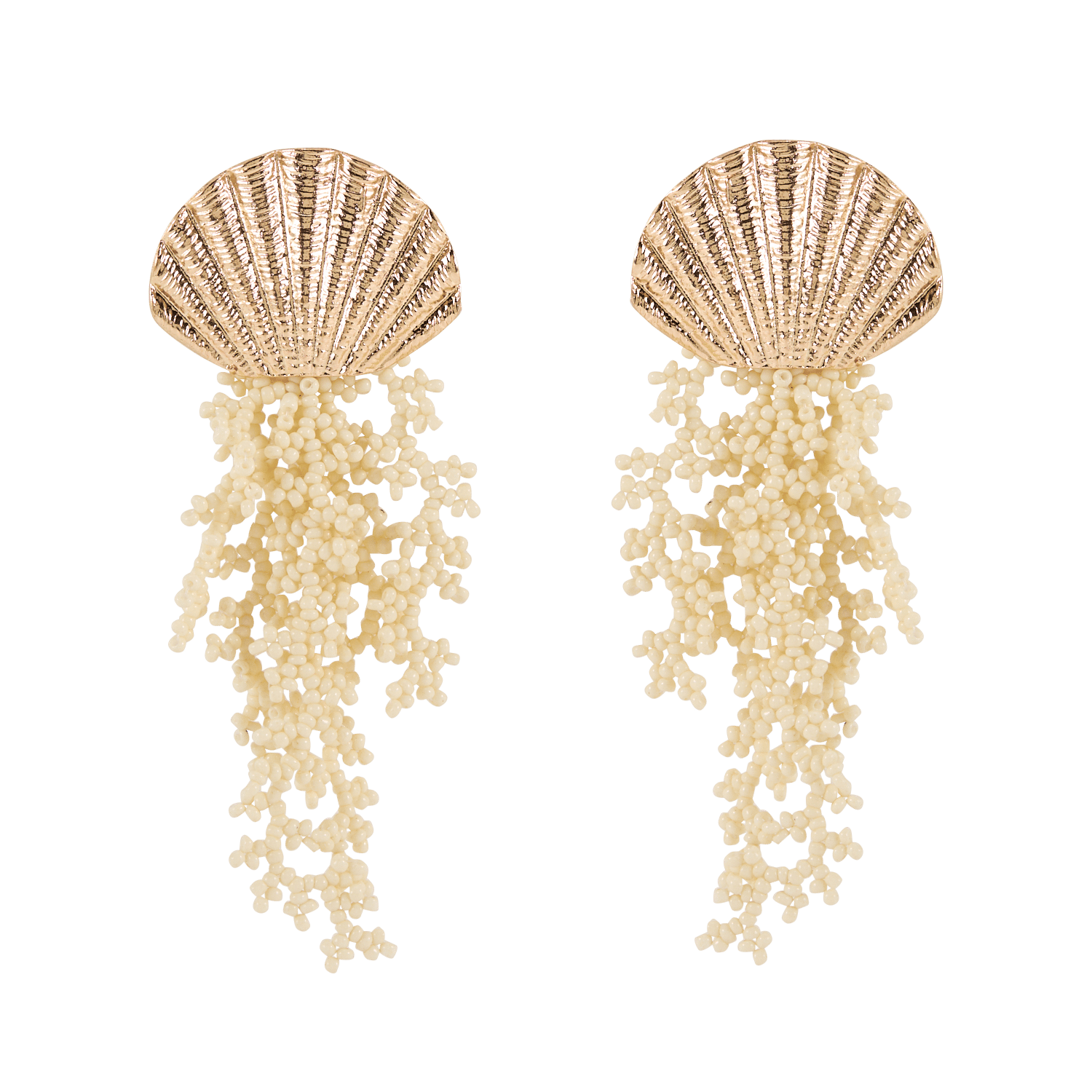 Perlenohrringe FEEKA Golden