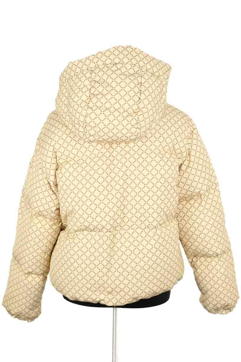 Lightweight quilted padded jacket with high neck TOMMY HILFIGER - SECONDE MAIN Beige