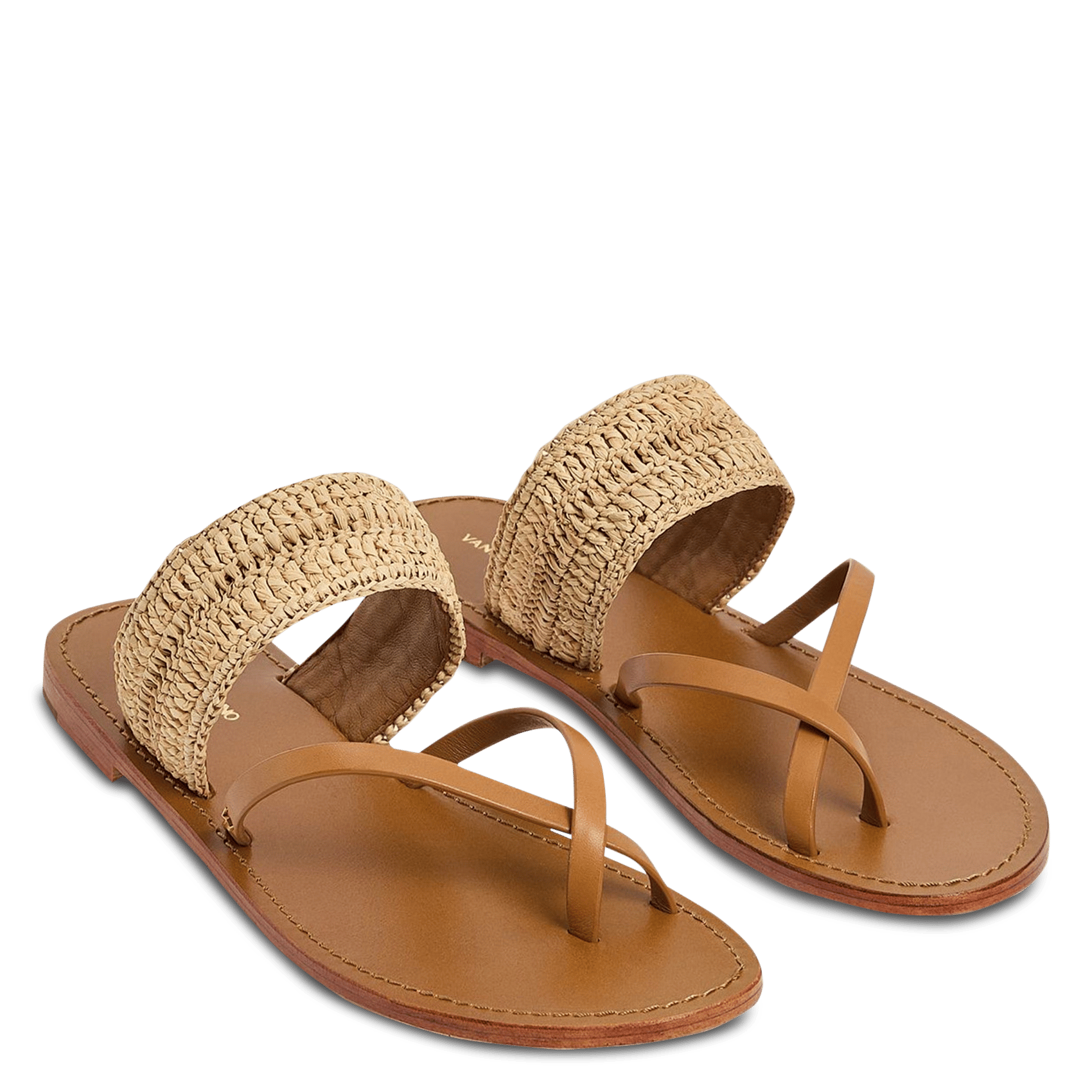 Leren sandalen VANESSA BRUNO Beige
