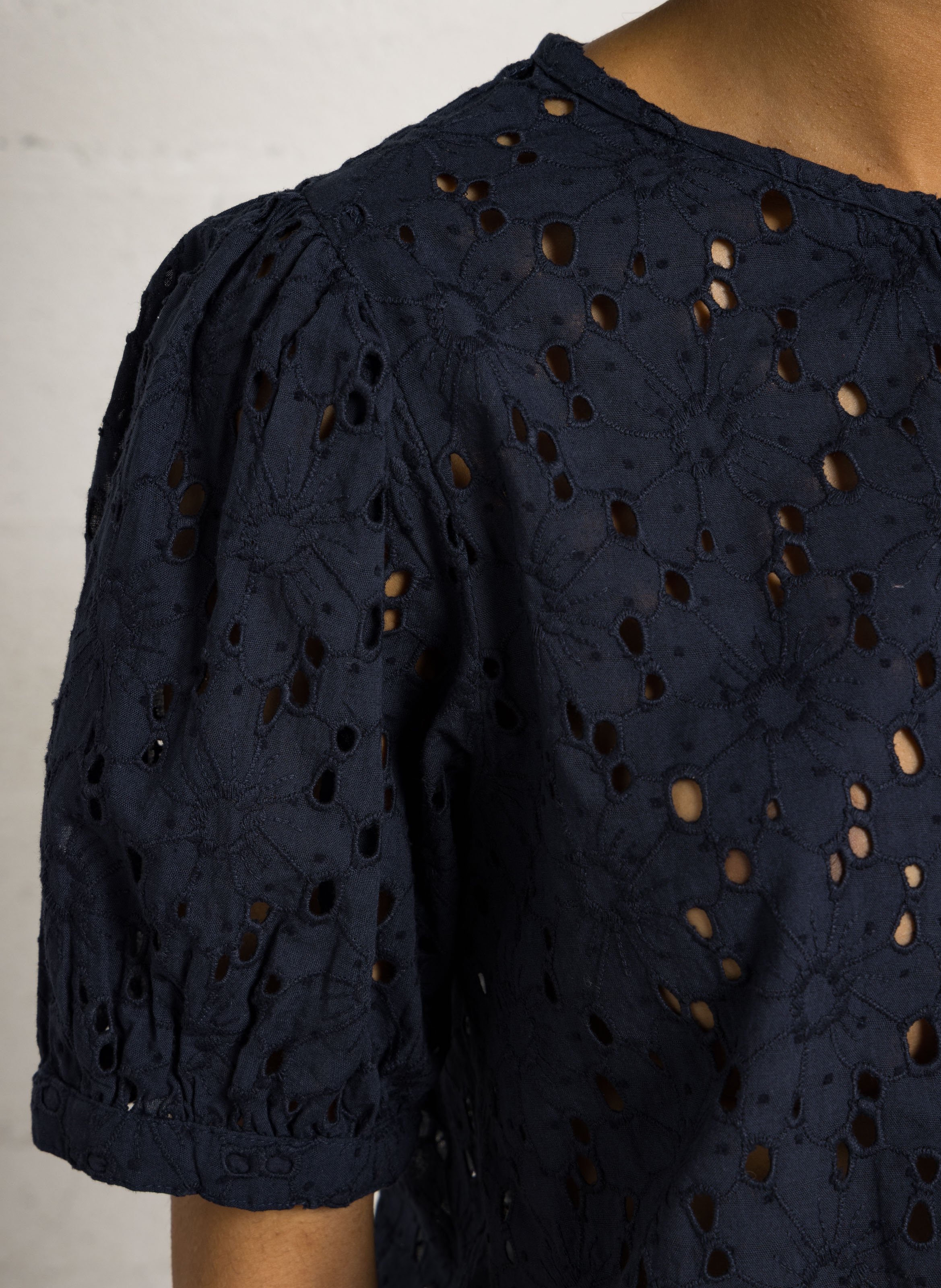 Aimee - Plumetis-Oberteil SUD EXPRESS Blau