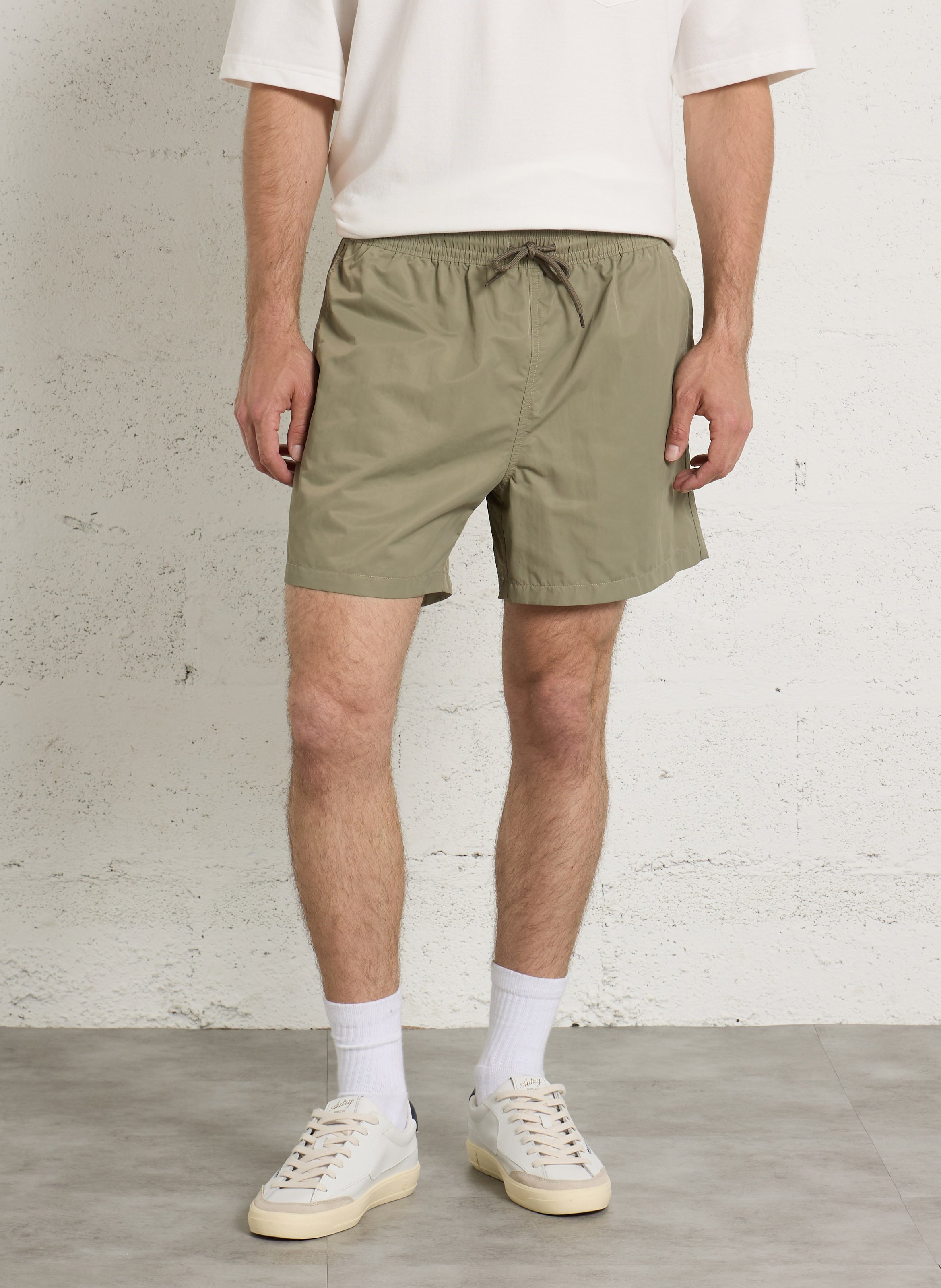 Short de bain droit COLORFUL STANDARD Vert