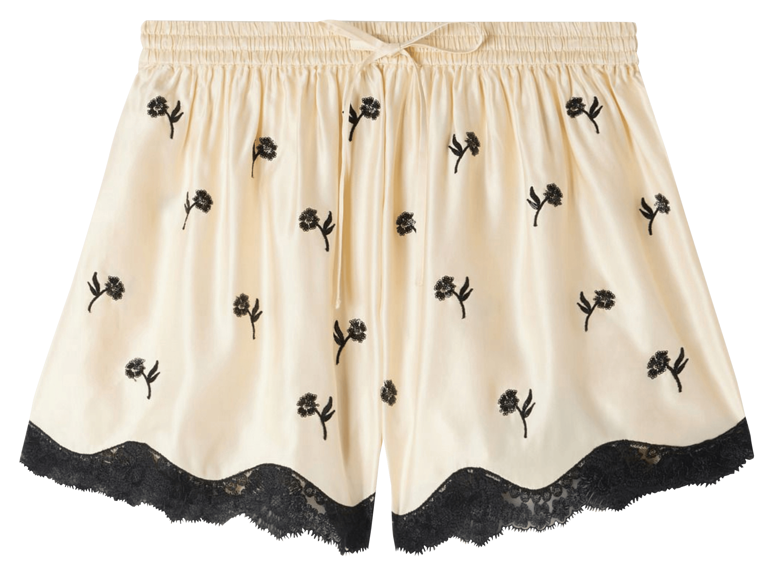 Korte broek met bloemenprint SANDRO Beige