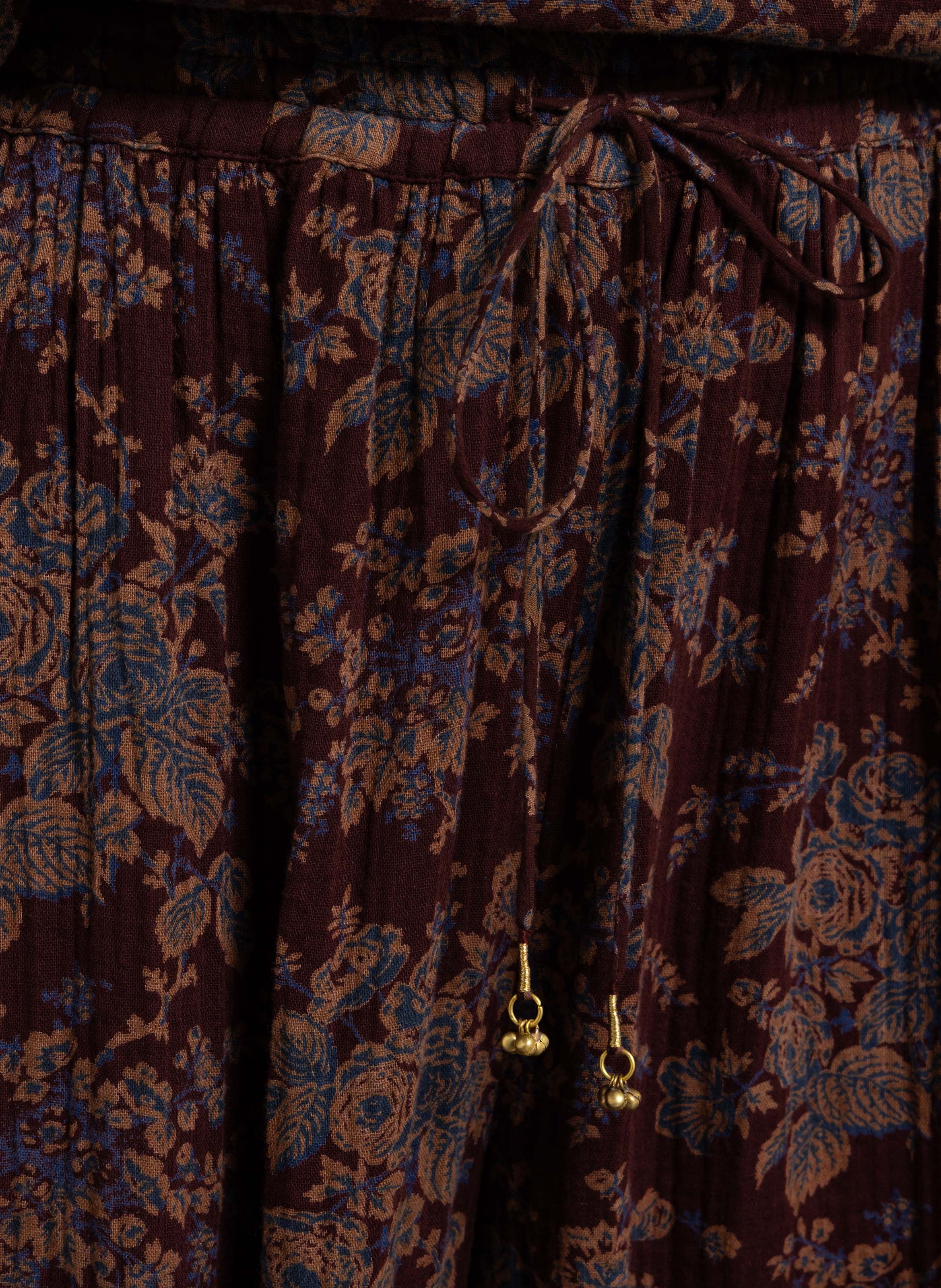 Wide cotton trousers  | Brown ANTIK BATIK Women