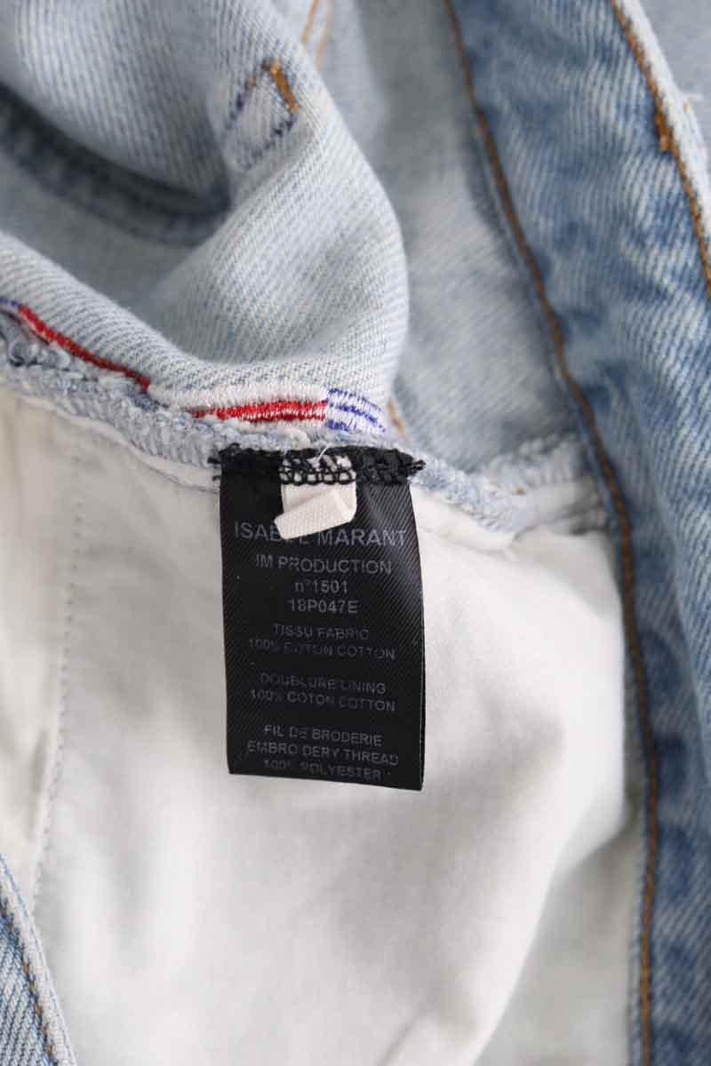 - Straight-leg jeans
- 5 pockets
- Straight cut
- Faded effect ISABEL MARANT - Seconde Main Blue