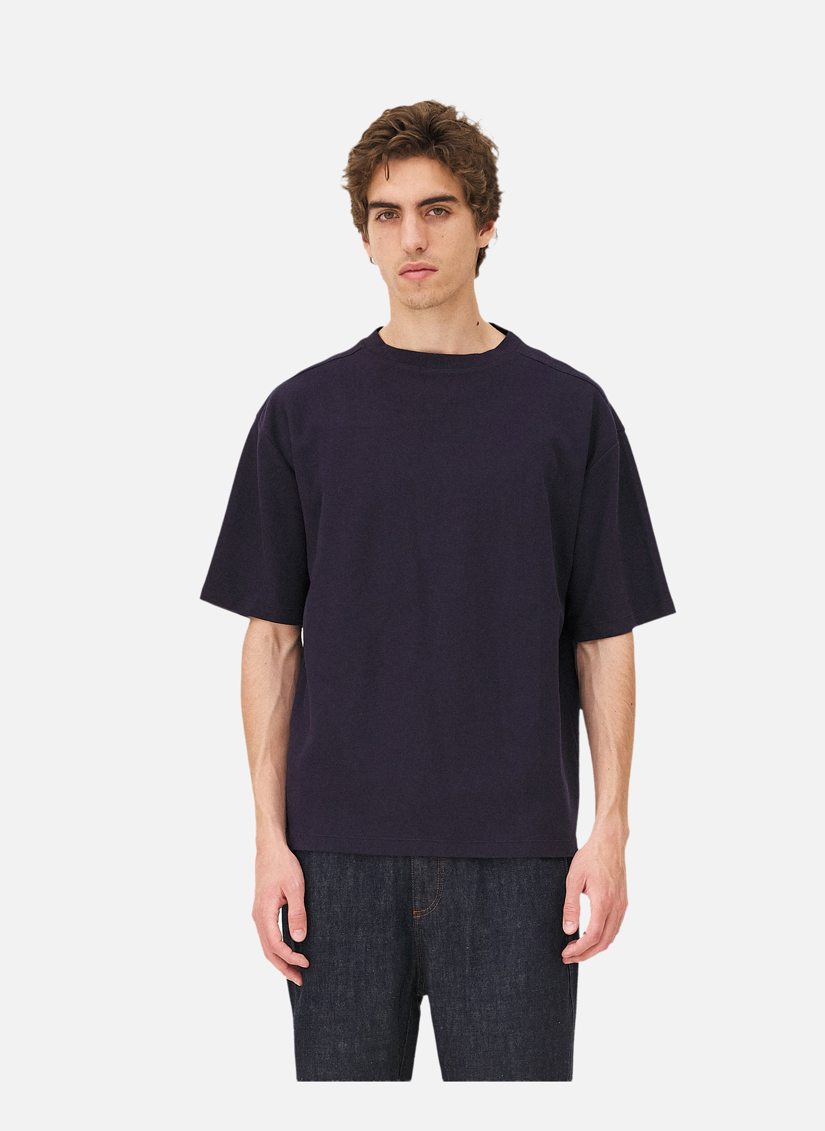 Oversized tangerine t-shirt Noyoco Blue
