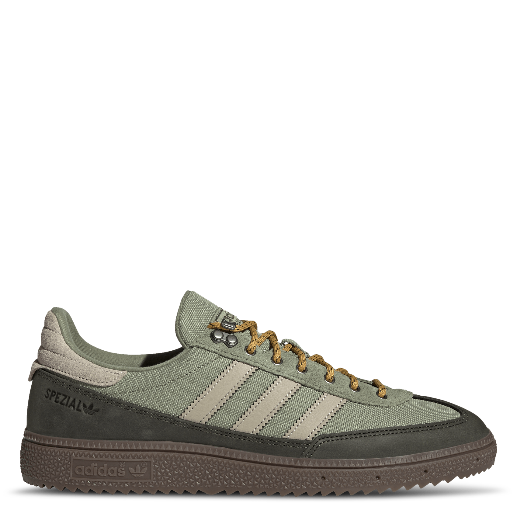 Lage sneakers met vetersluiting ADIDAS Groen