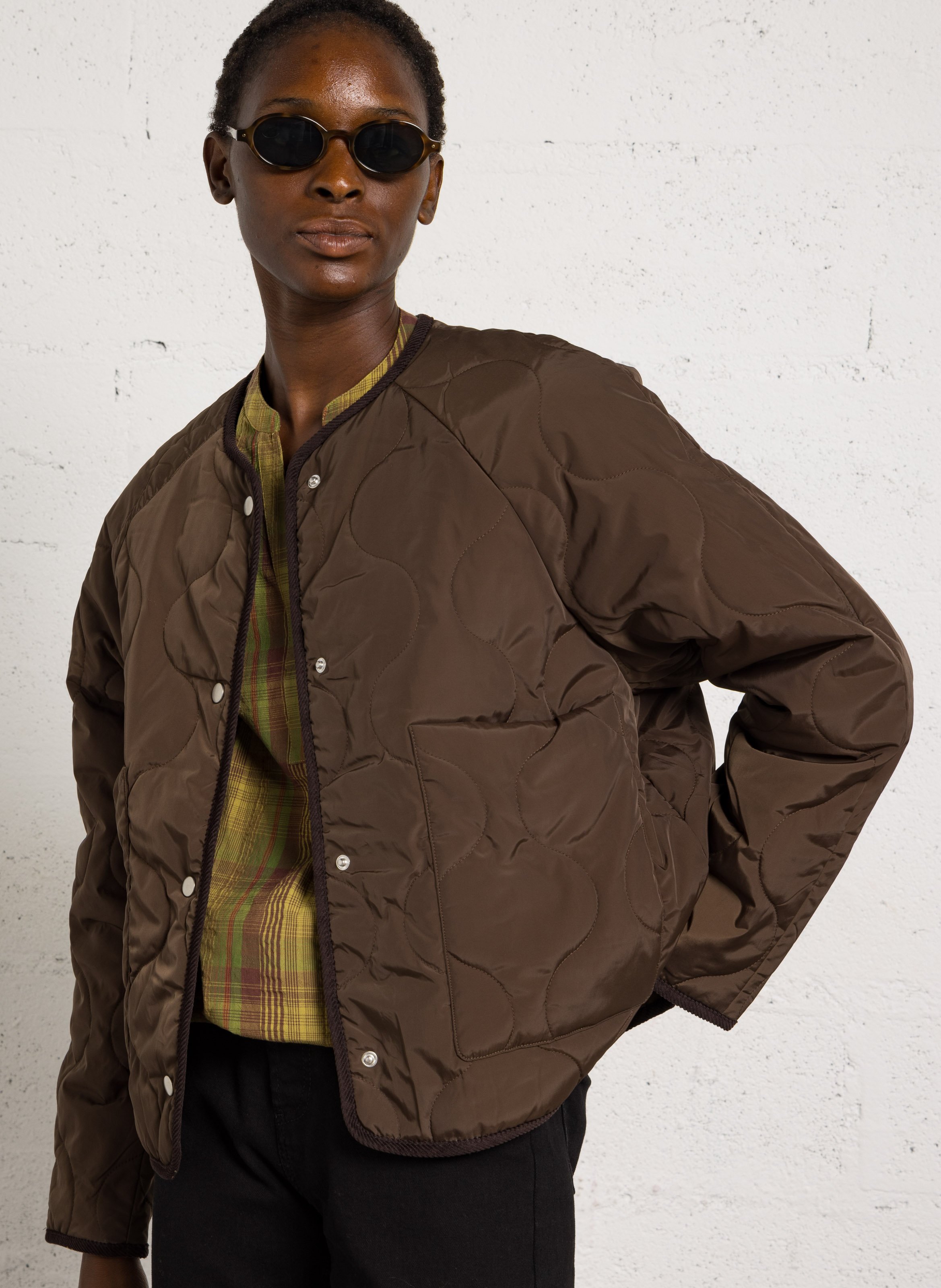 Quilted round neck jacket JC SOPHIE