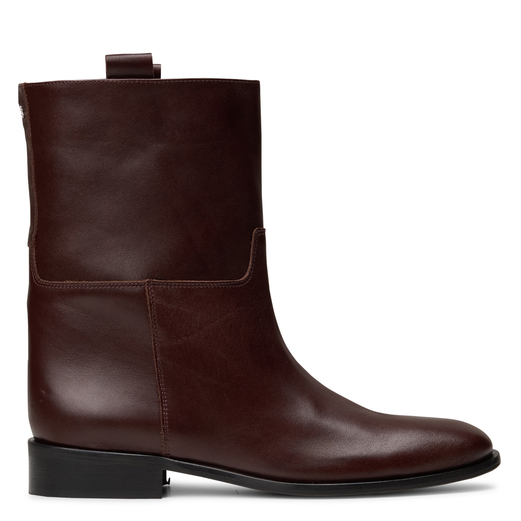 Bottines en cuir ODARE Marron