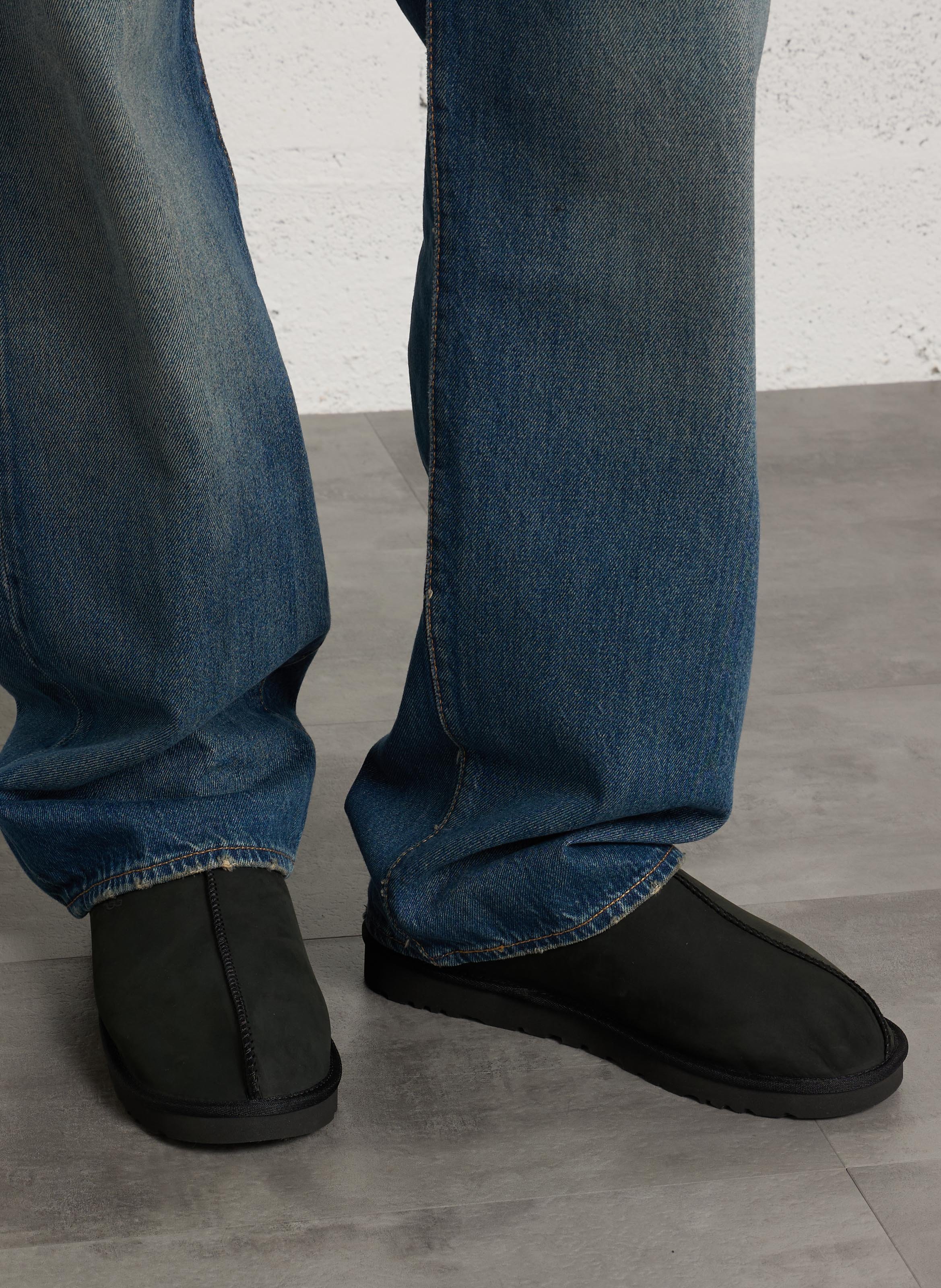 Sabots en cuir mélangé UGG Noir
