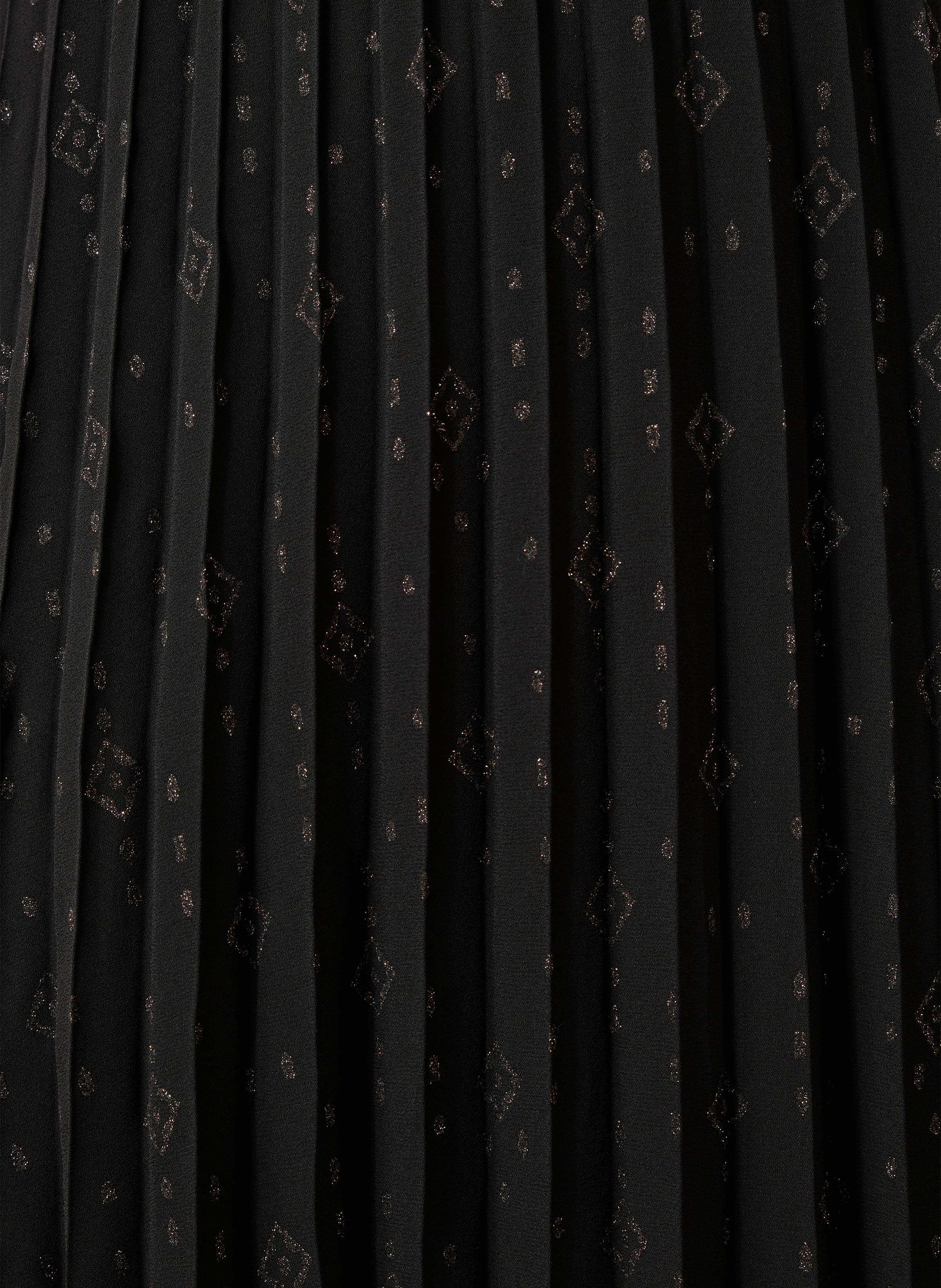 Robe longue à imripimé LA FEE MARABOUTEE Noir