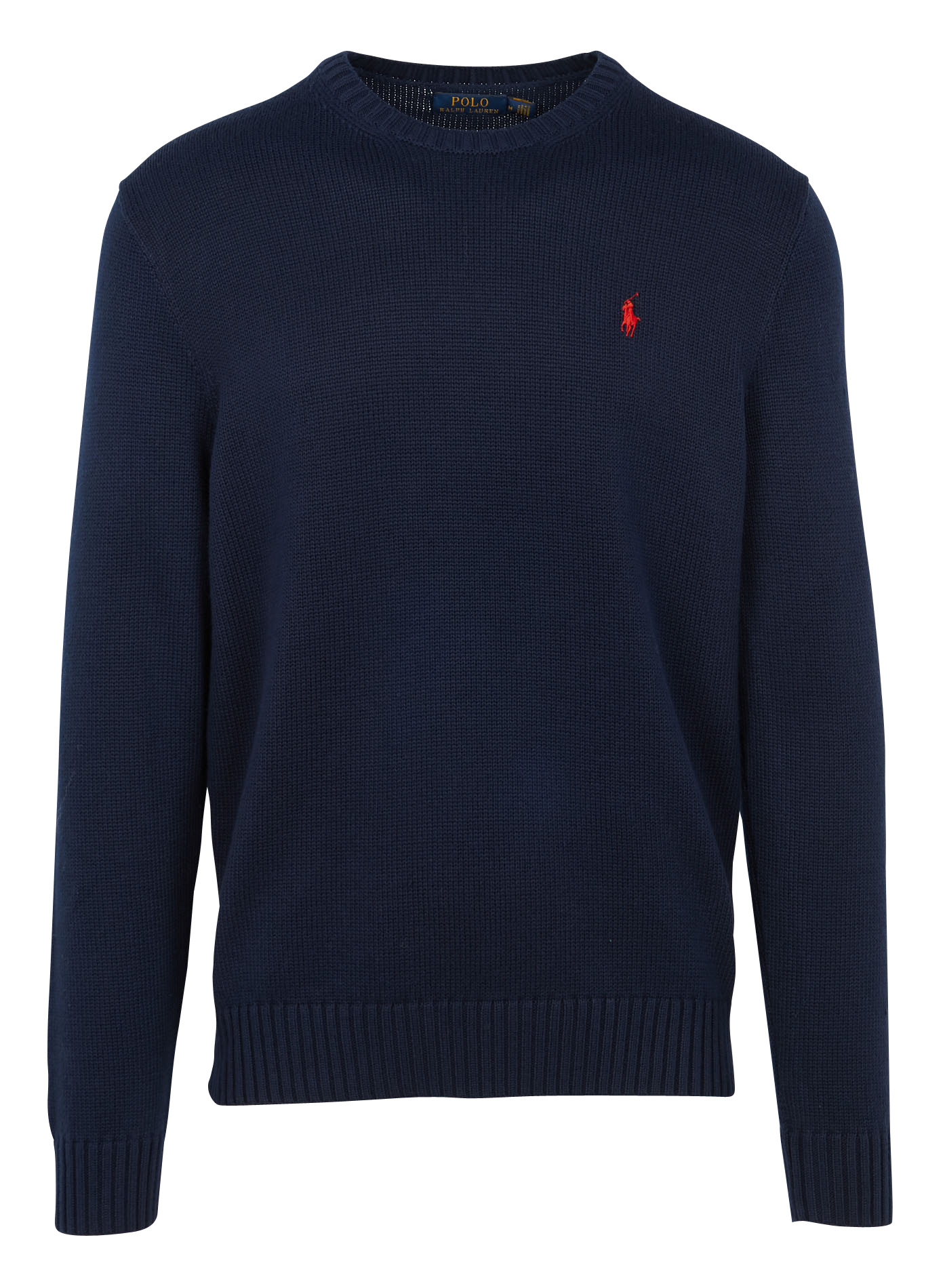 Round-neck cotton sweater POLO RALPH LAUREN Blue
