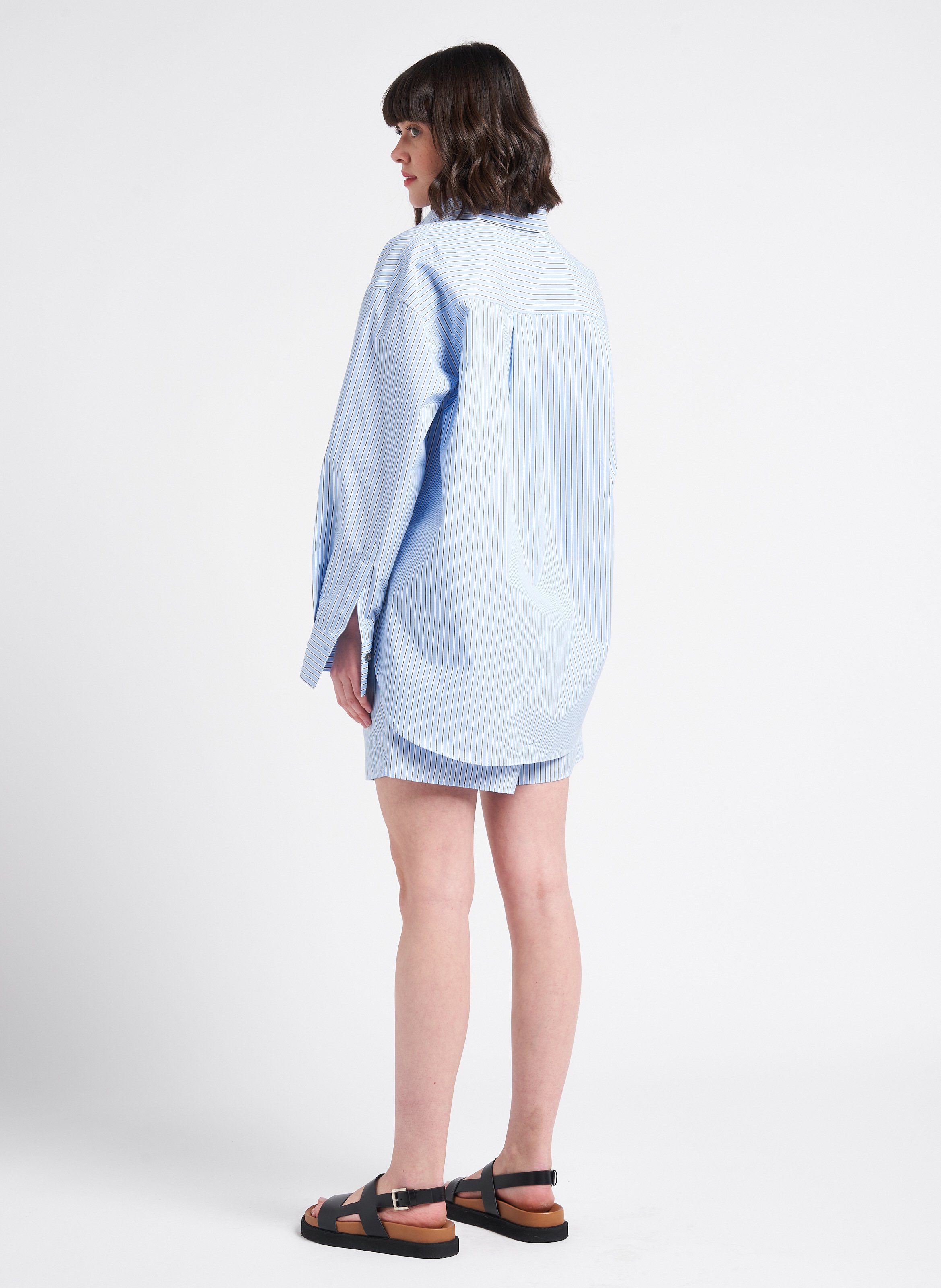 Sandales plates en cuir  JONAK Black