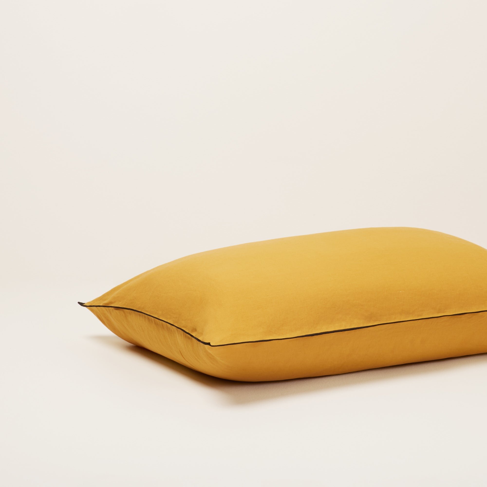 Set of 2 cotton pillowcases MADURA Yellow