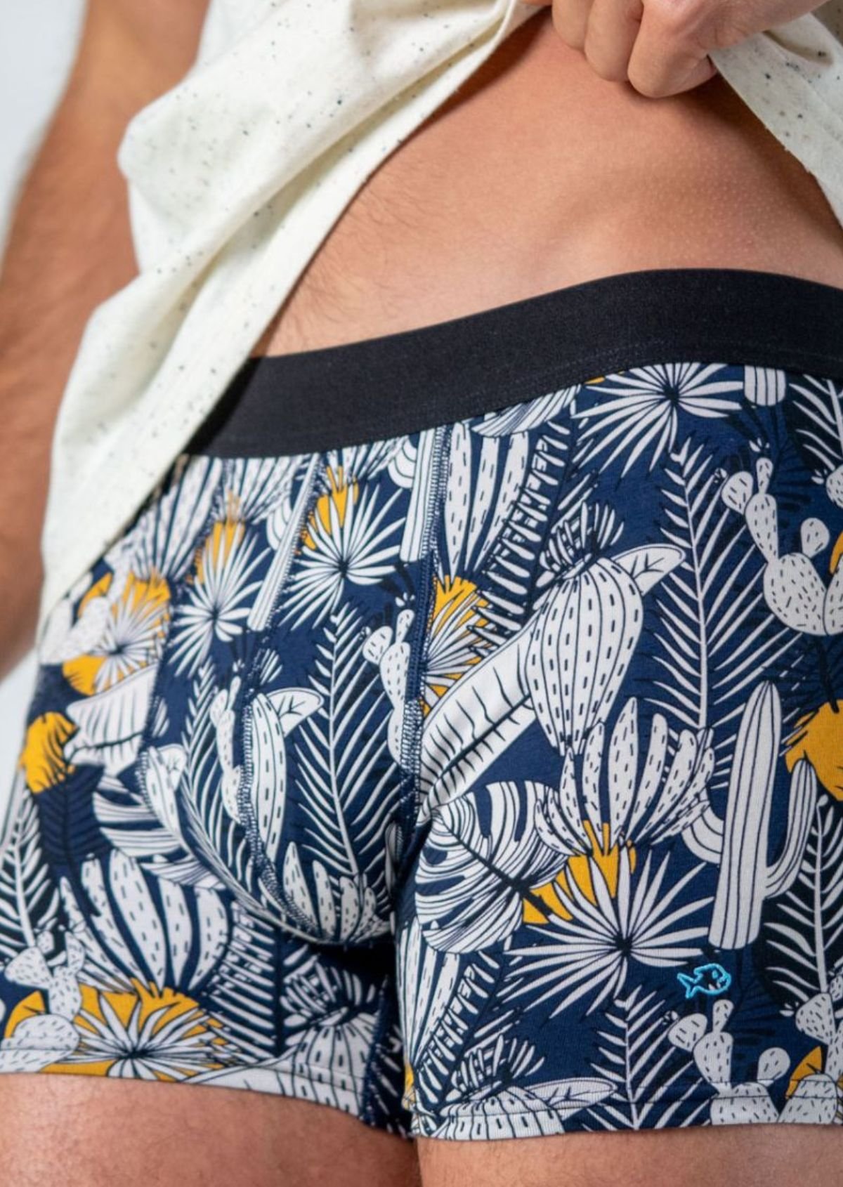 Organic cotton boxers BILLYBELT Blue