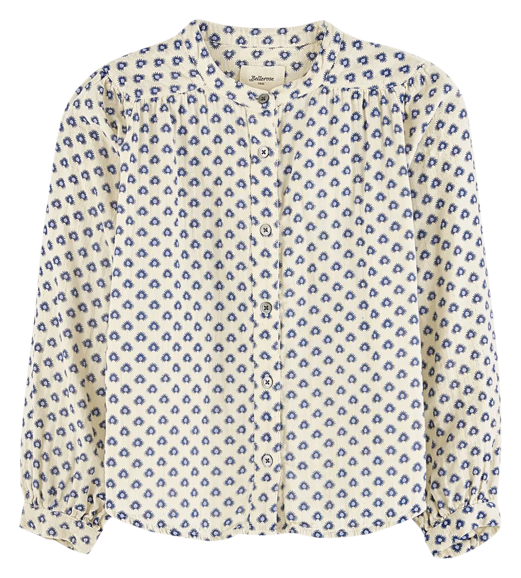 Blouse imprimée en coton BELLEROSE Gris