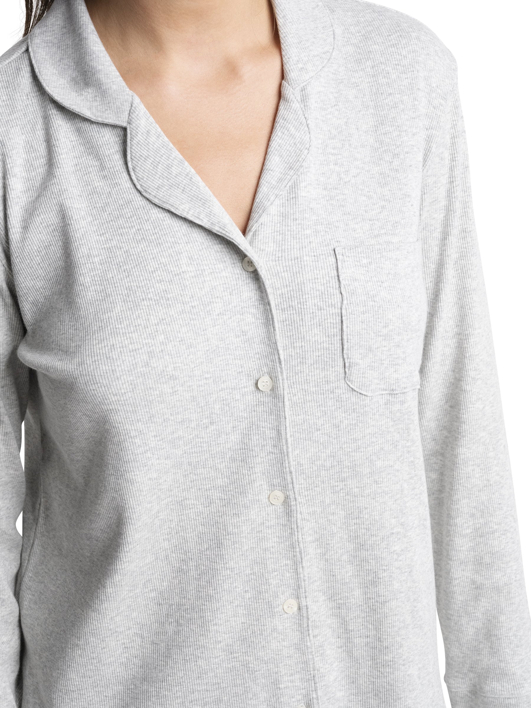 Long-sleeve pajama top PASSIONATA Grey