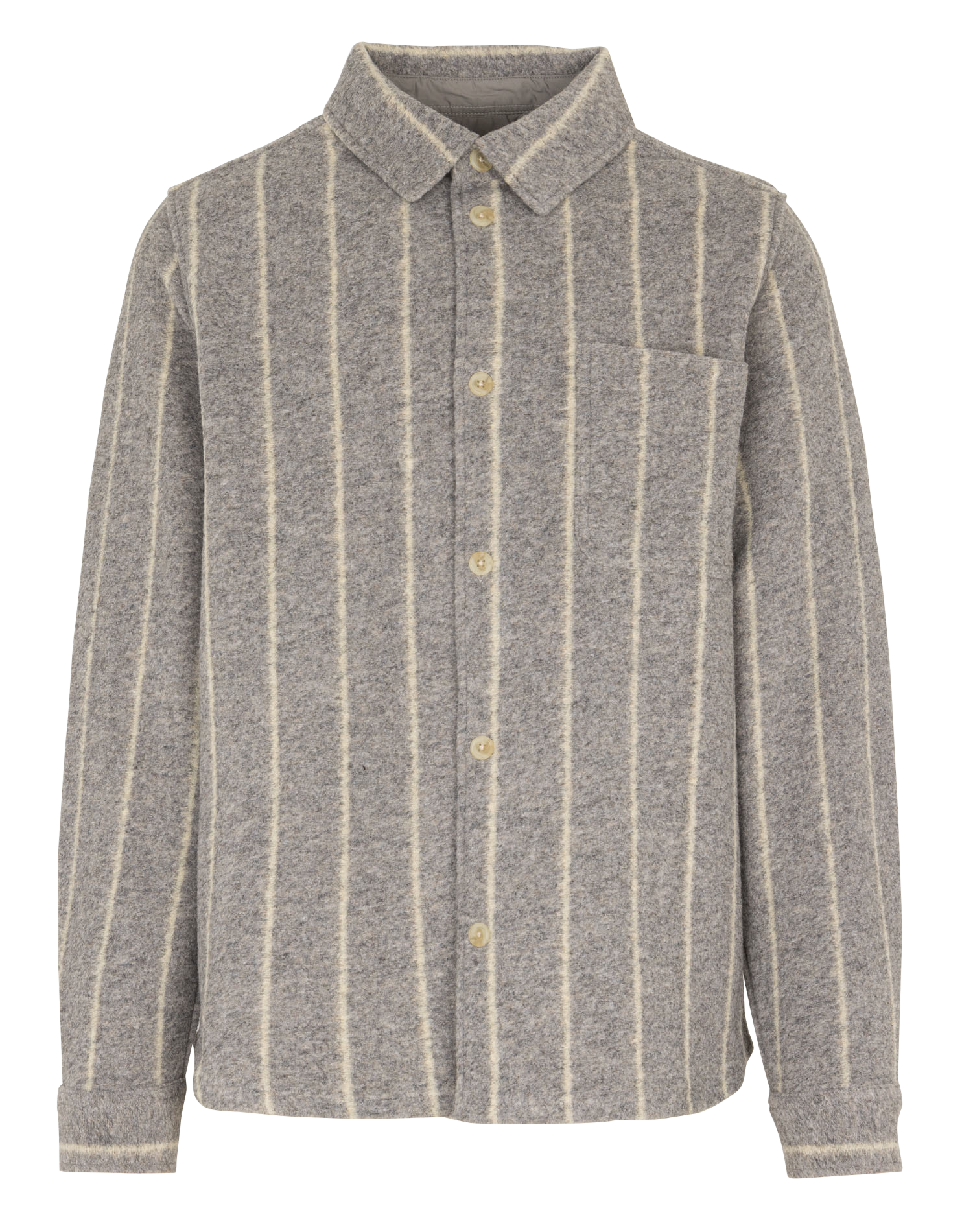 Striped overshirt LES DEUX Grey