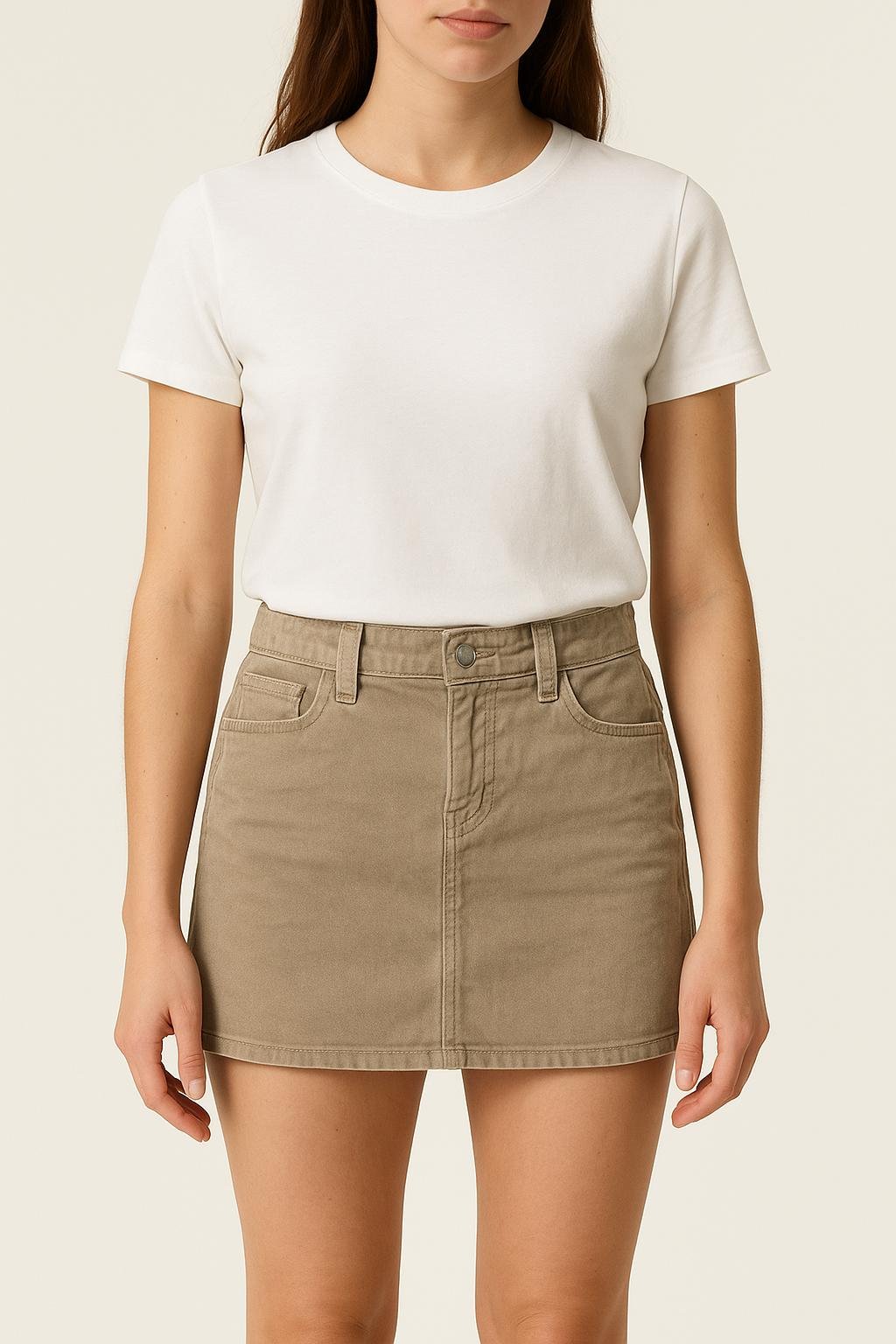 Short & midi skirt LEVI'S - Seconde main Beige