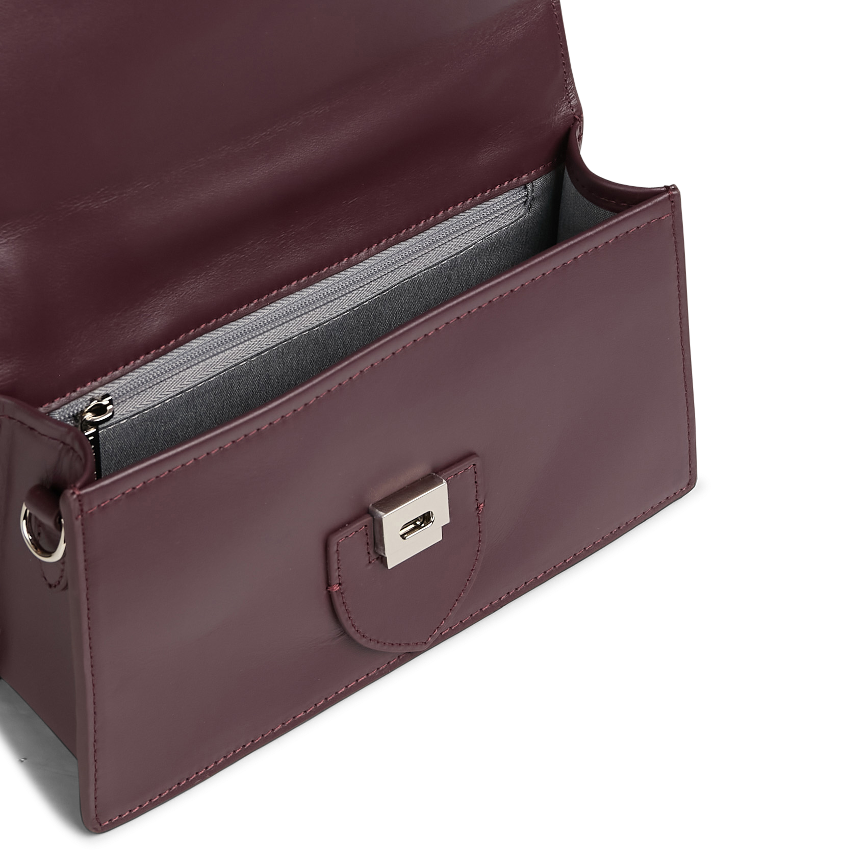 Sac à main en cuir LANCASTER PARIS Rouge