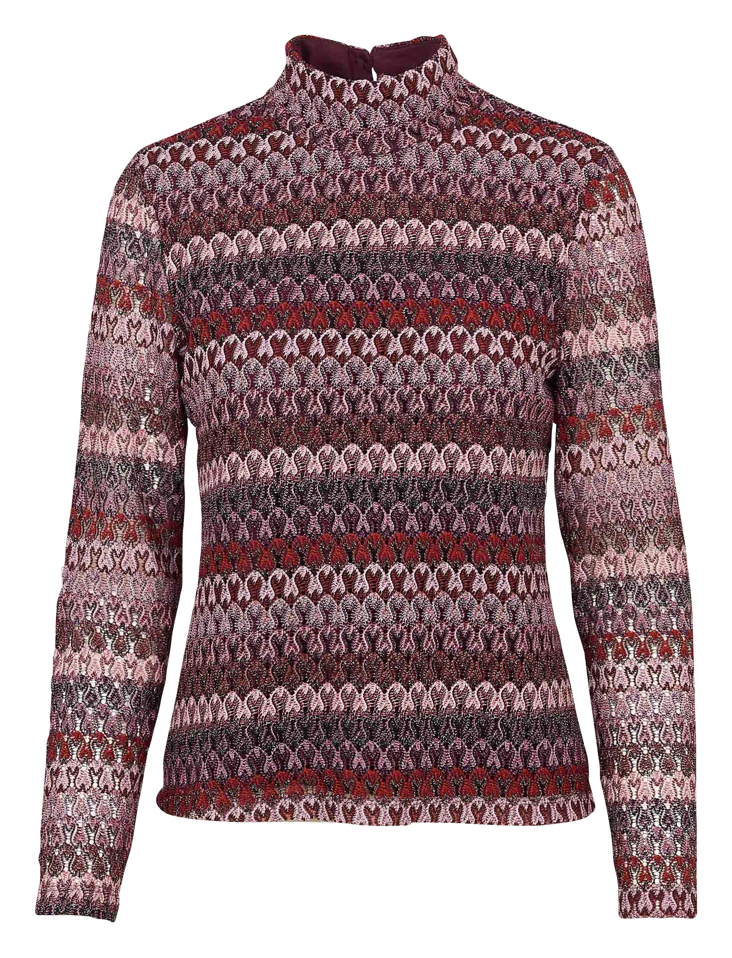 Straight crochet top LA FEE MARABOUTEE Red